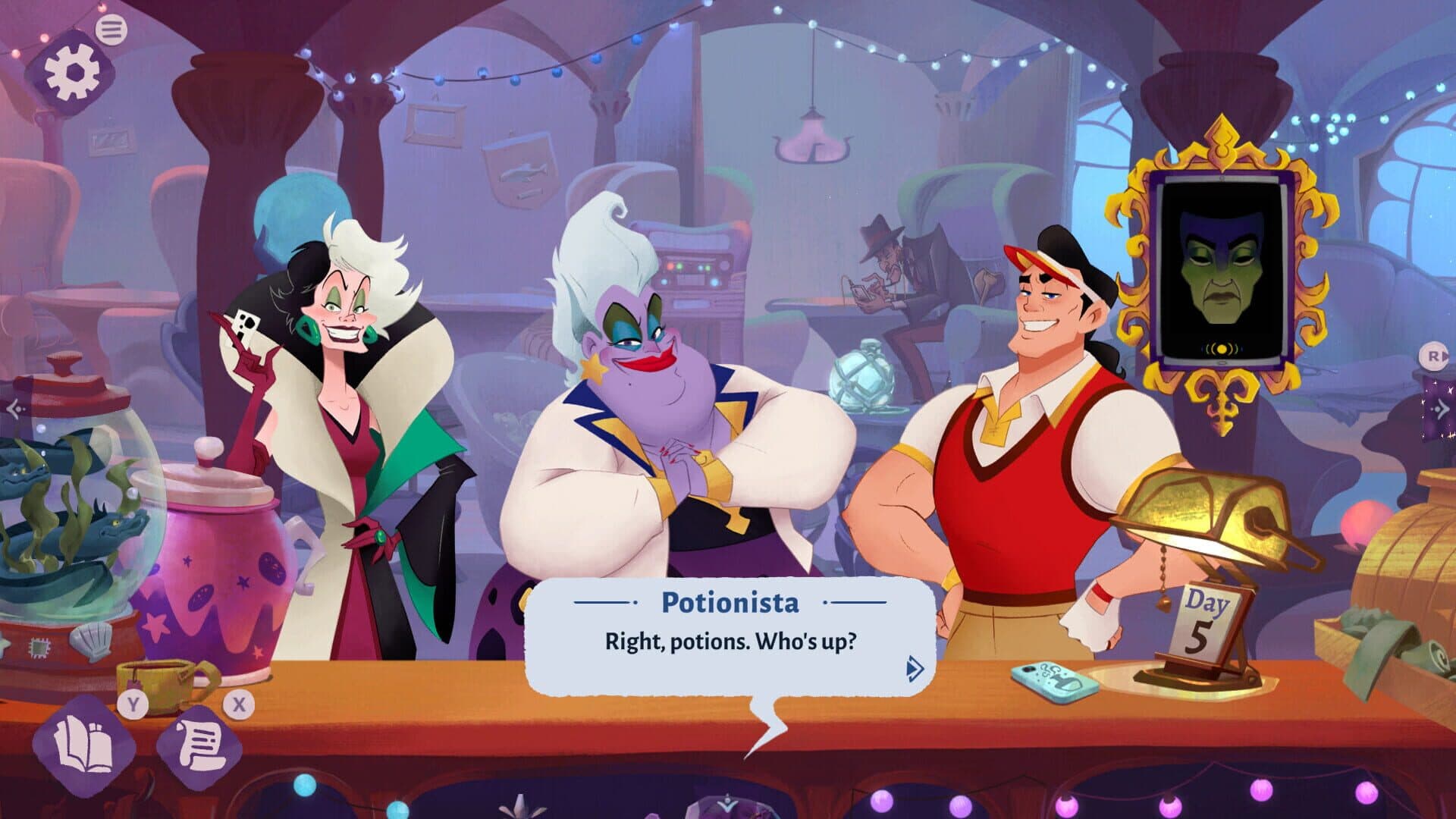 اسکرین‌شات Disney Villains Cursed Café - 4