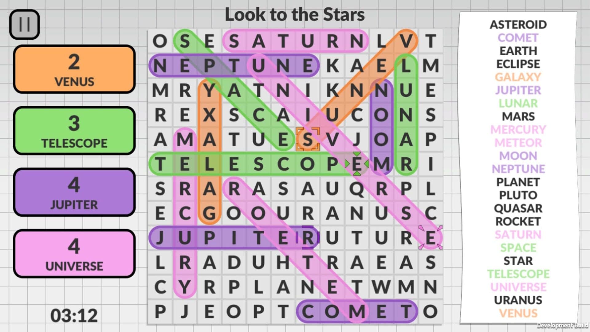 Word Search by Powgi screenshot 0