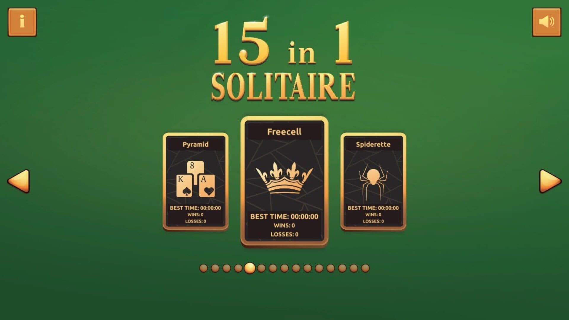 15 in 1 Solitaire screenshot 2