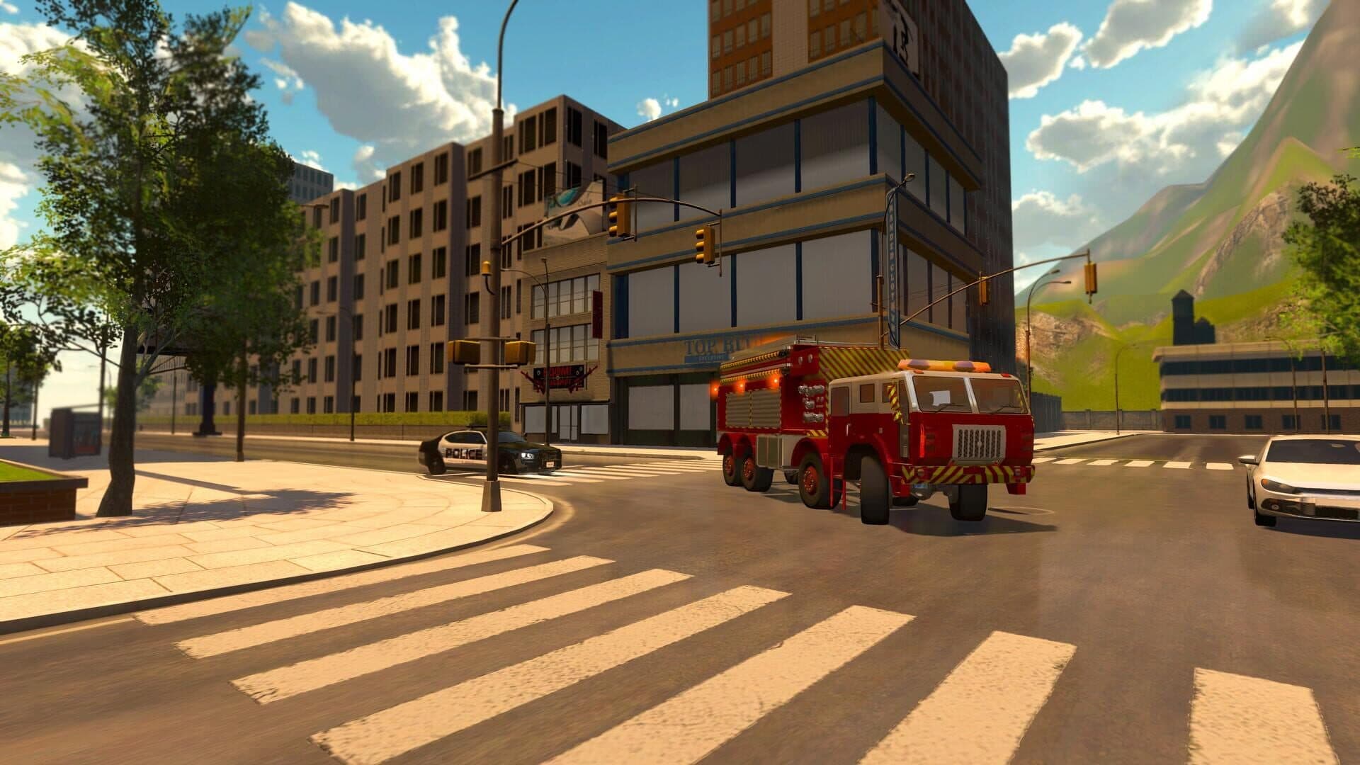 اسکرین‌شات Firefighter Simulator 911: Car Fire Truck Driver - 9