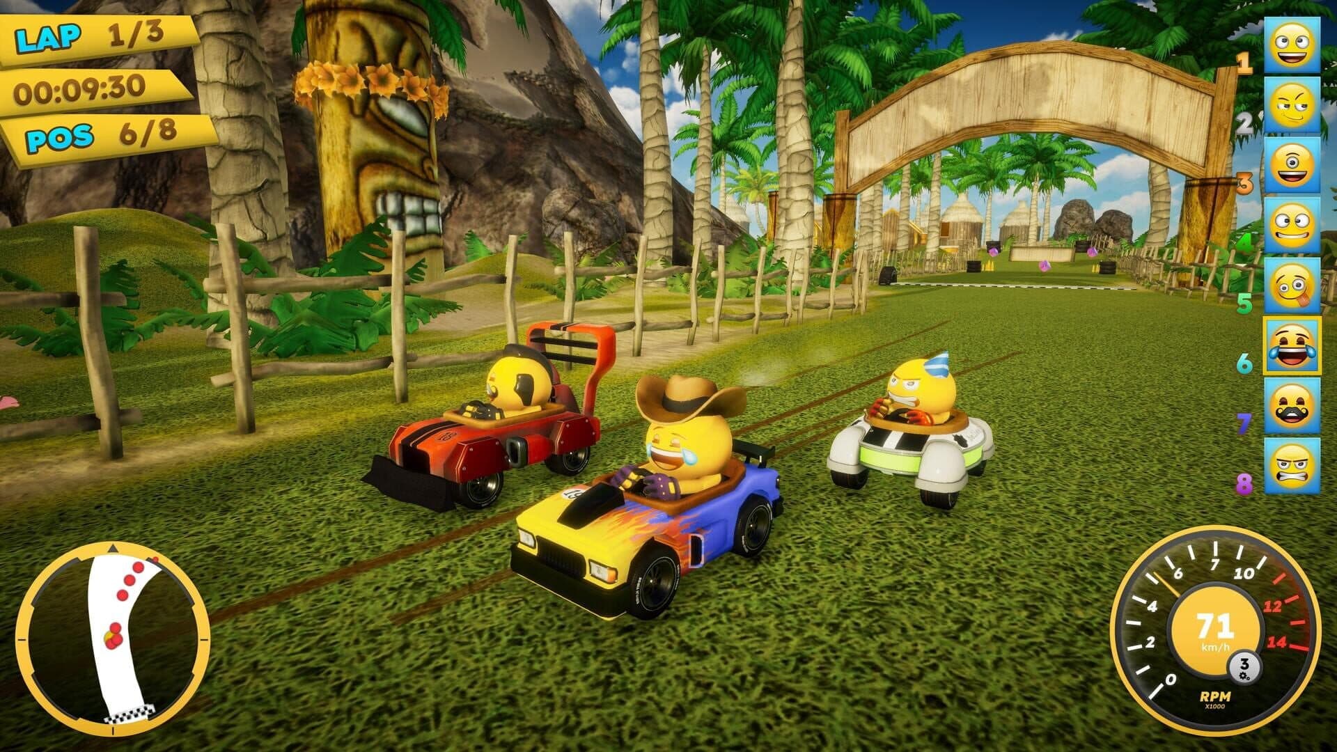 اسکرین‌شات Emoji Kart Racer - 3
