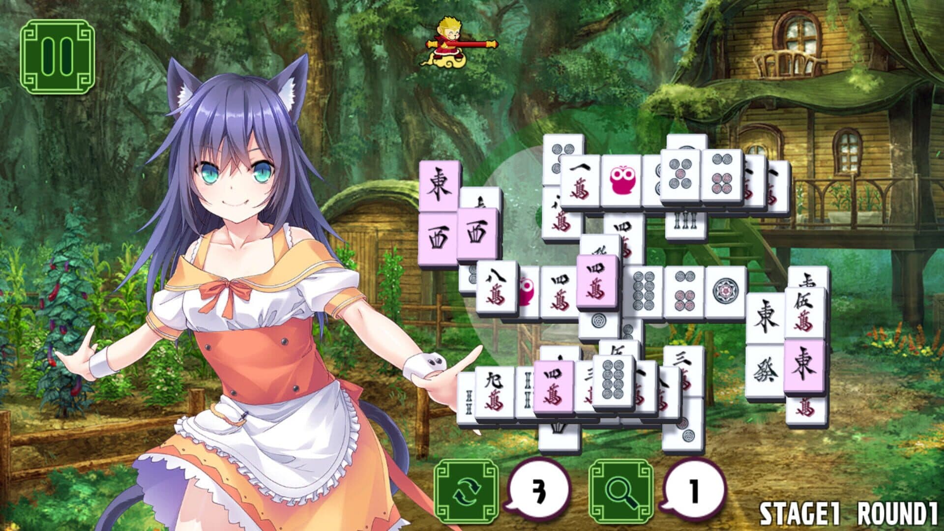 اسکرین‌شات Pretty Girls Mahjong Solitaire: Green - 11