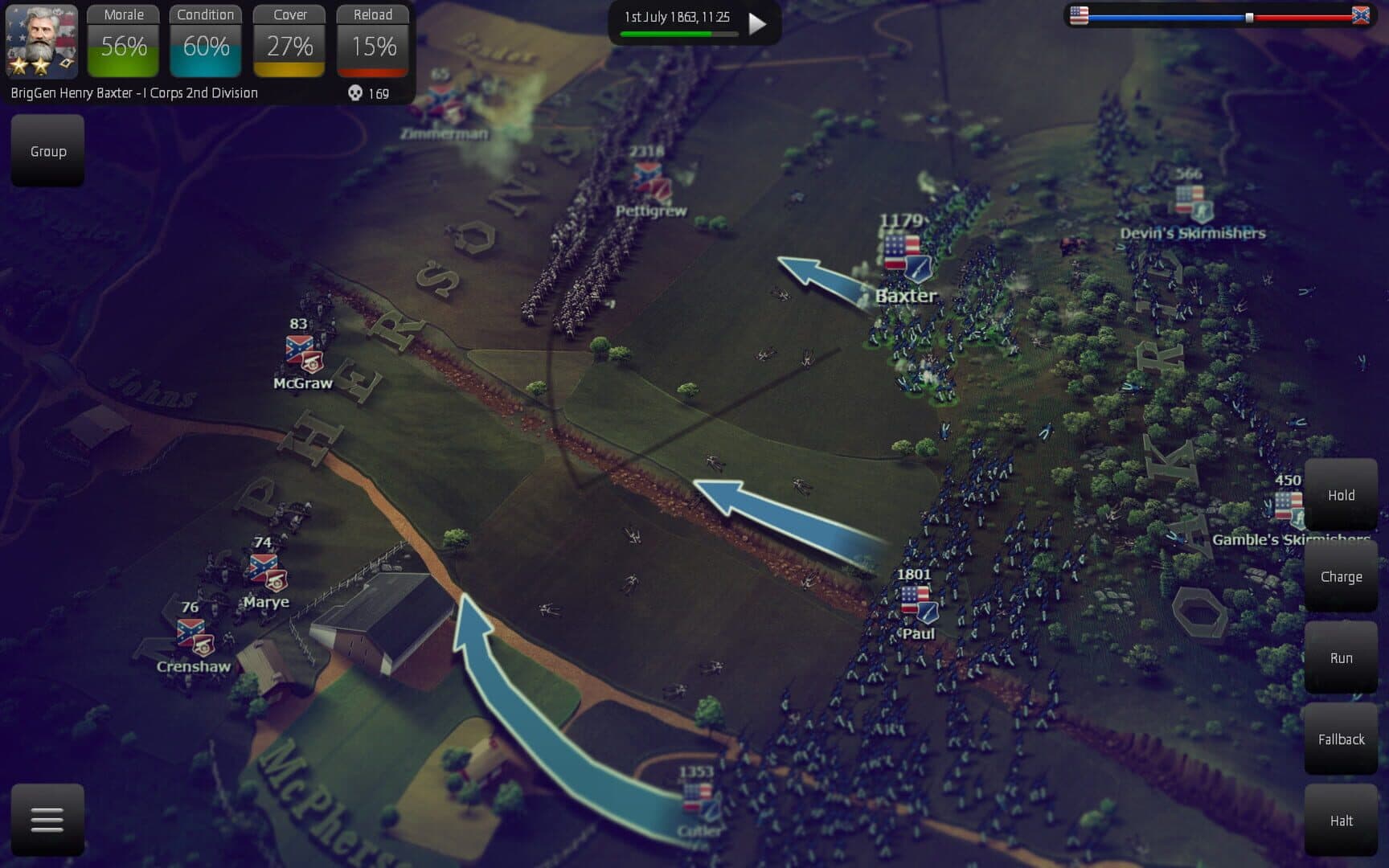 Ultimate General: Gettysburg screenshot 3