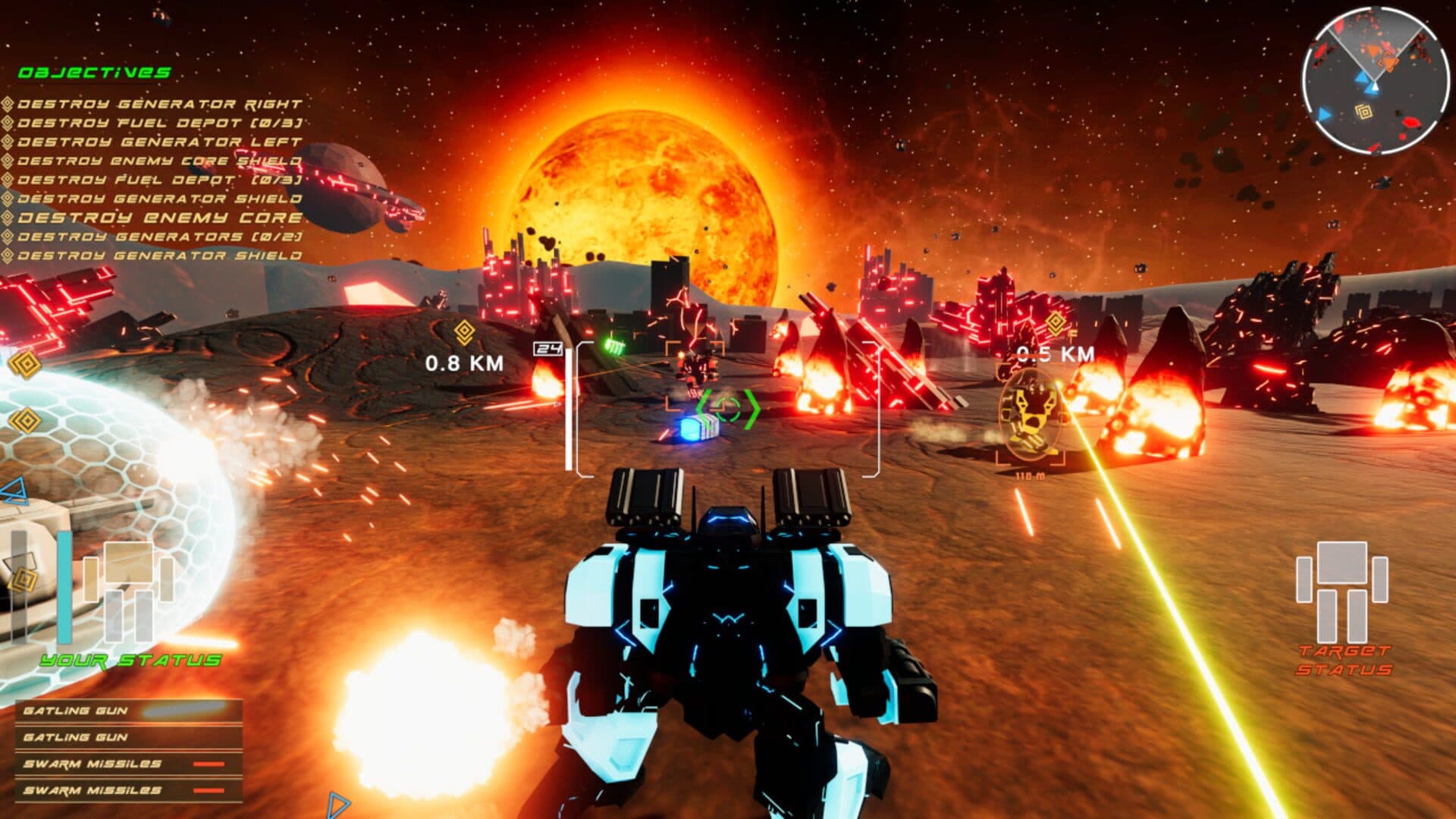 اسکرین‌شات Mech Wars - 5