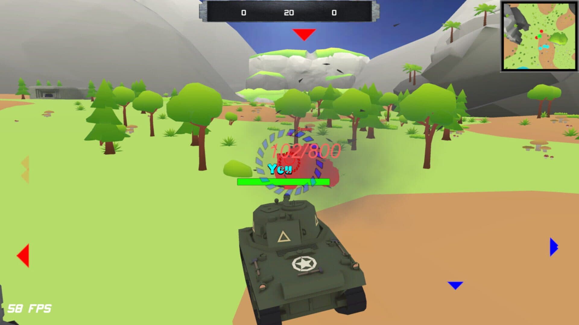 اسکرین‌شات WWII: Tank Battle Arena - 6
