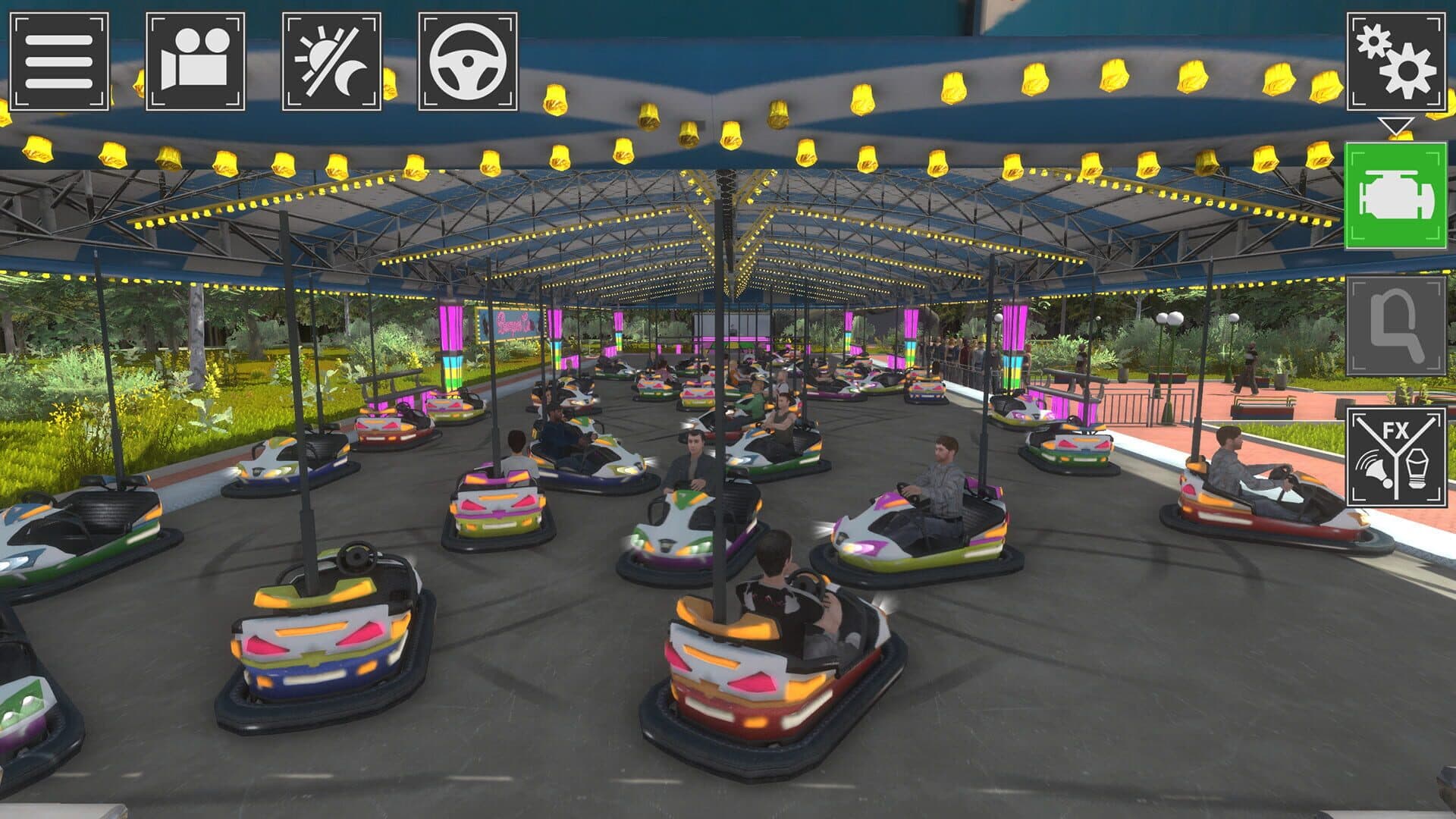 اسکرین‌شات Theme Park Simulator: Rollercoaster Paradise - 1
