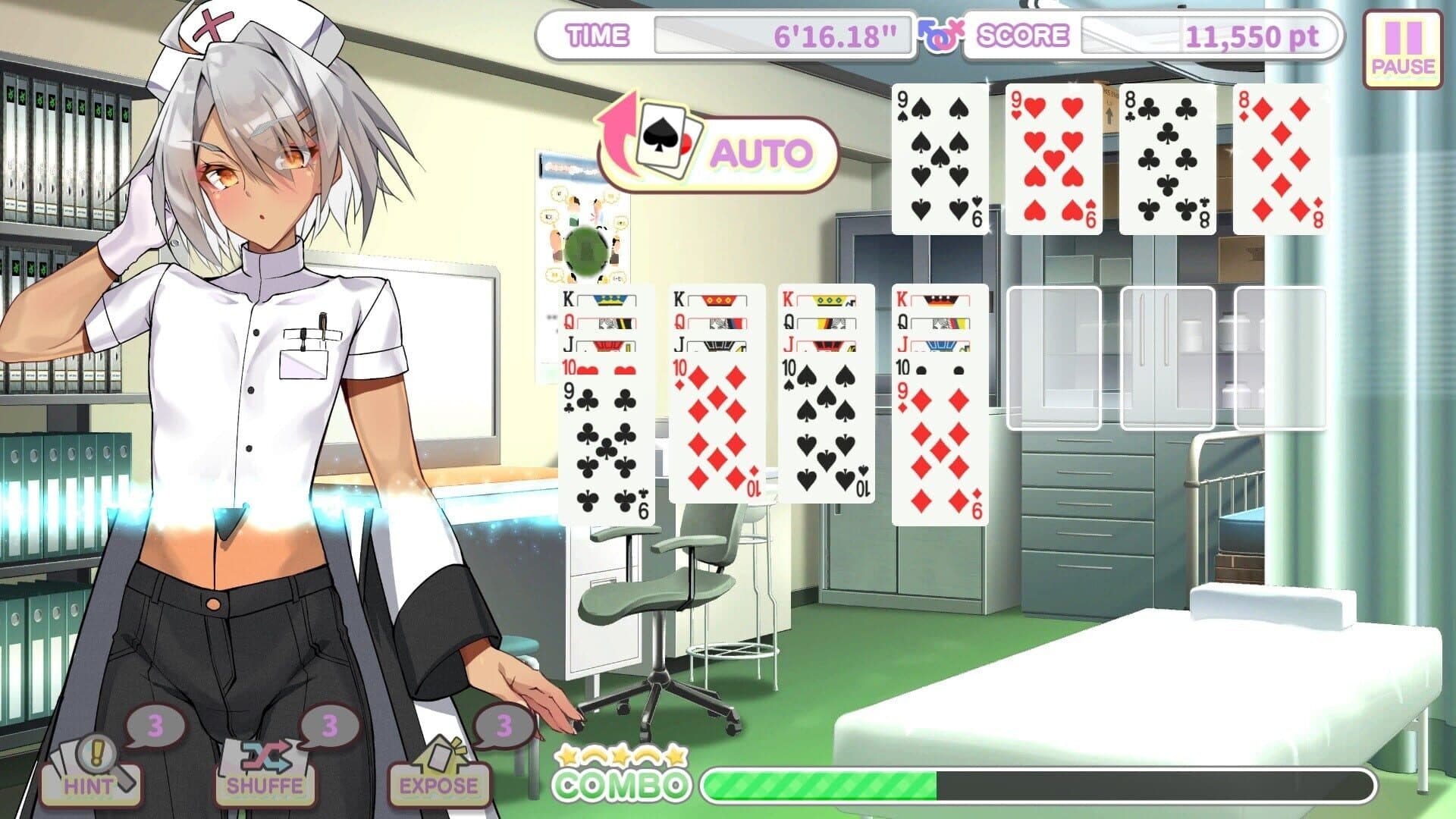 اسکرین‌شات Otoko Cross: Pretty Boys Klondike Solitaire - 2
