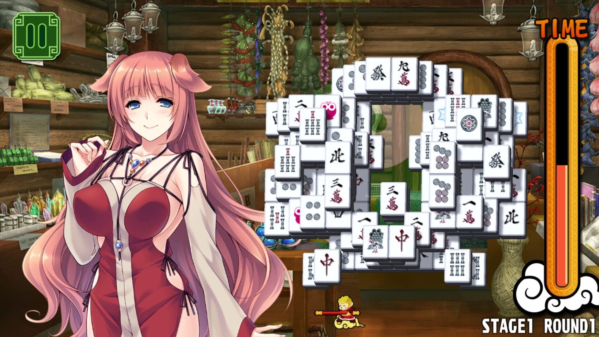 اسکرین‌شات Pretty Girls Mahjong Solitaire: Green - 6