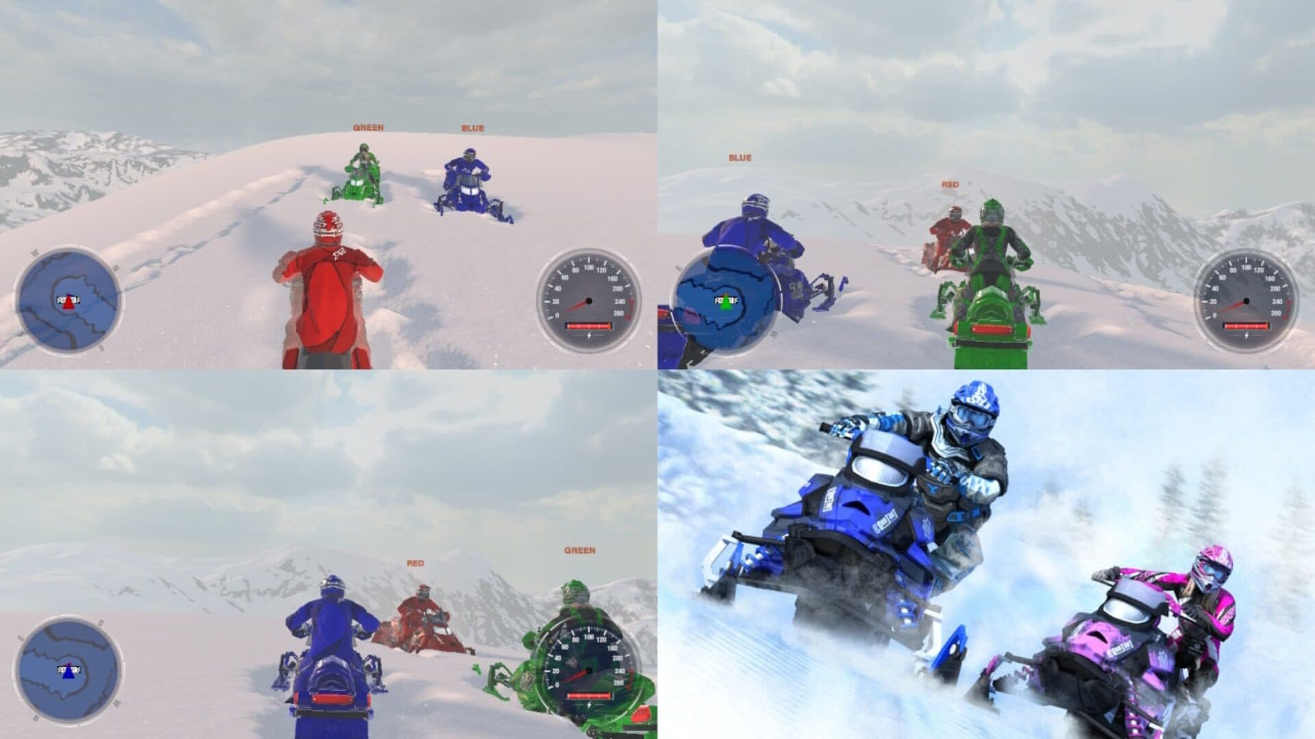 Snow Moto Racing Freedom screenshot 1