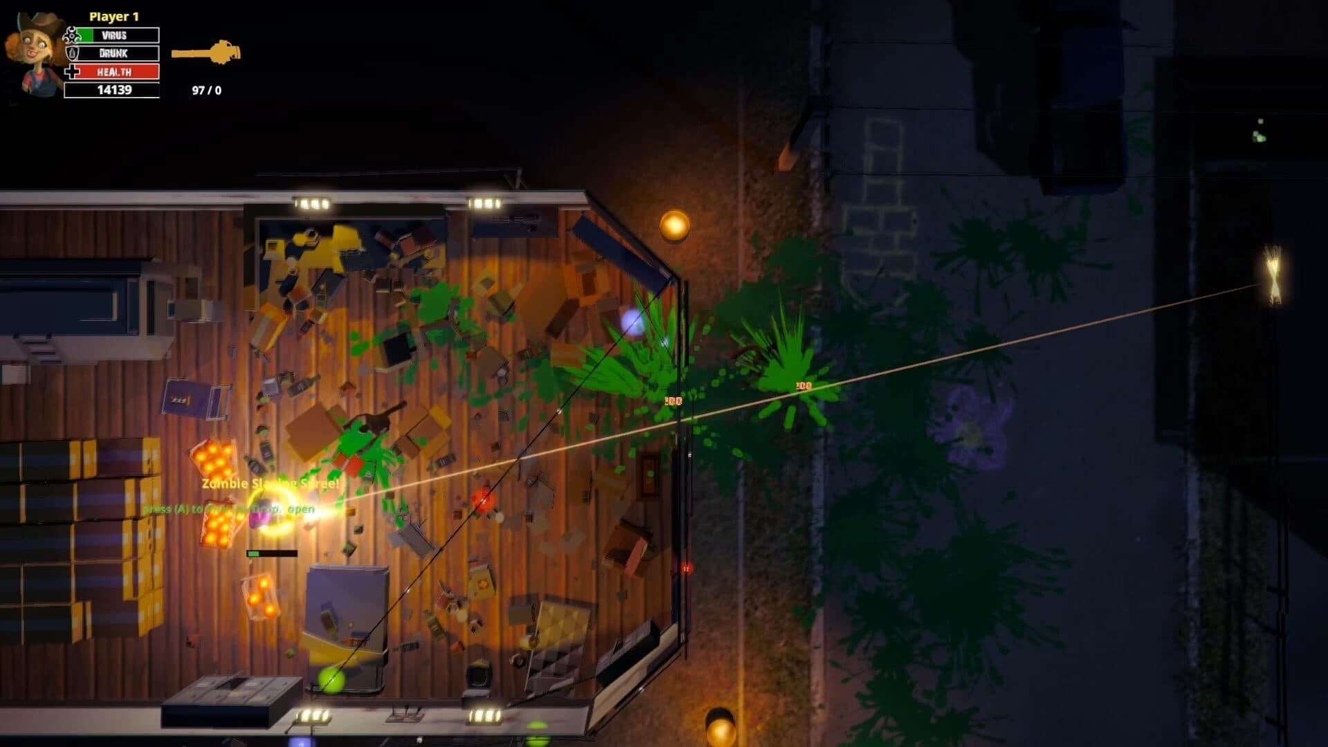 اسکرین‌شات Whiskey & Zombies - 2
