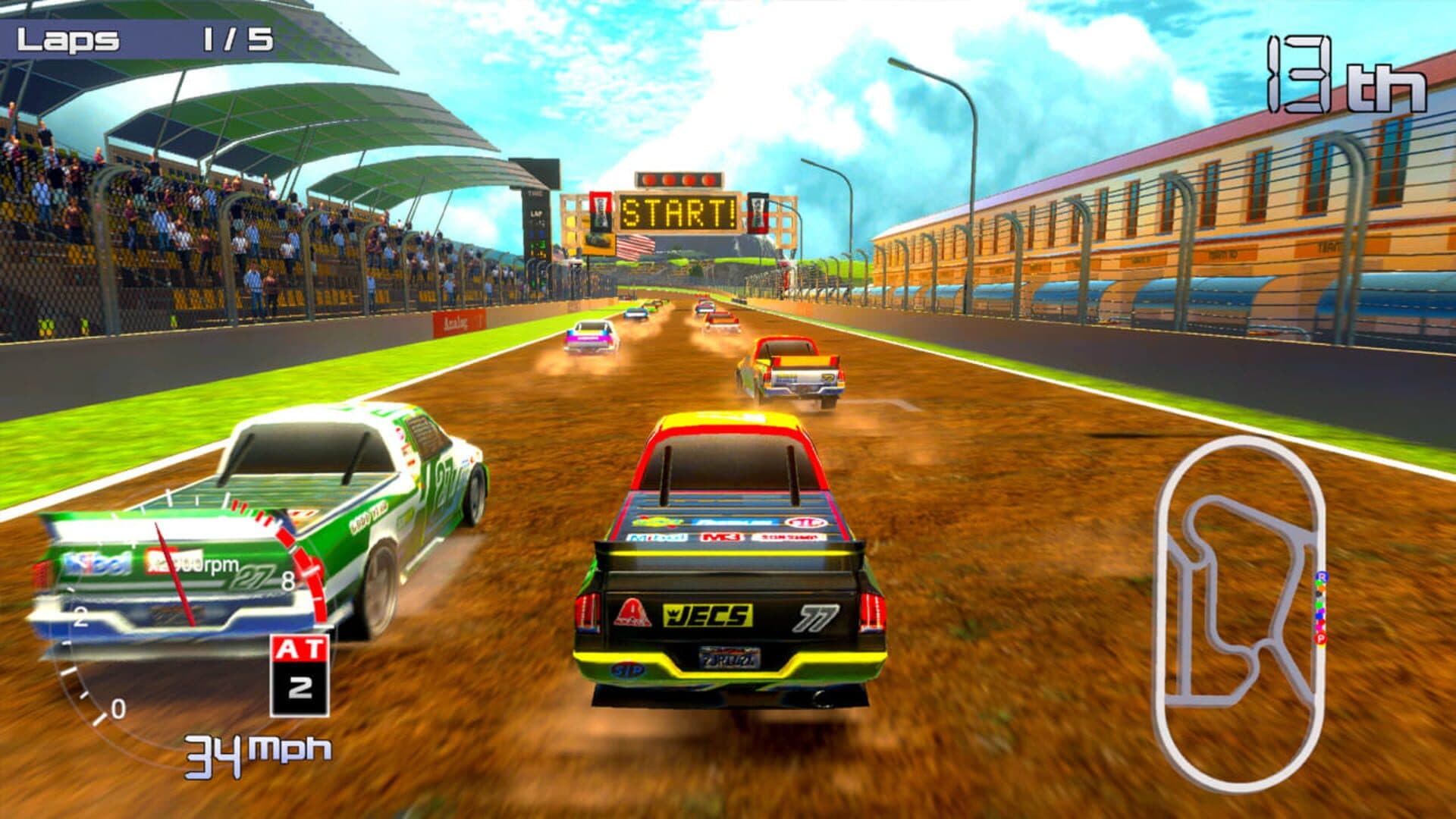 Speed Truck Racing screenshot 0