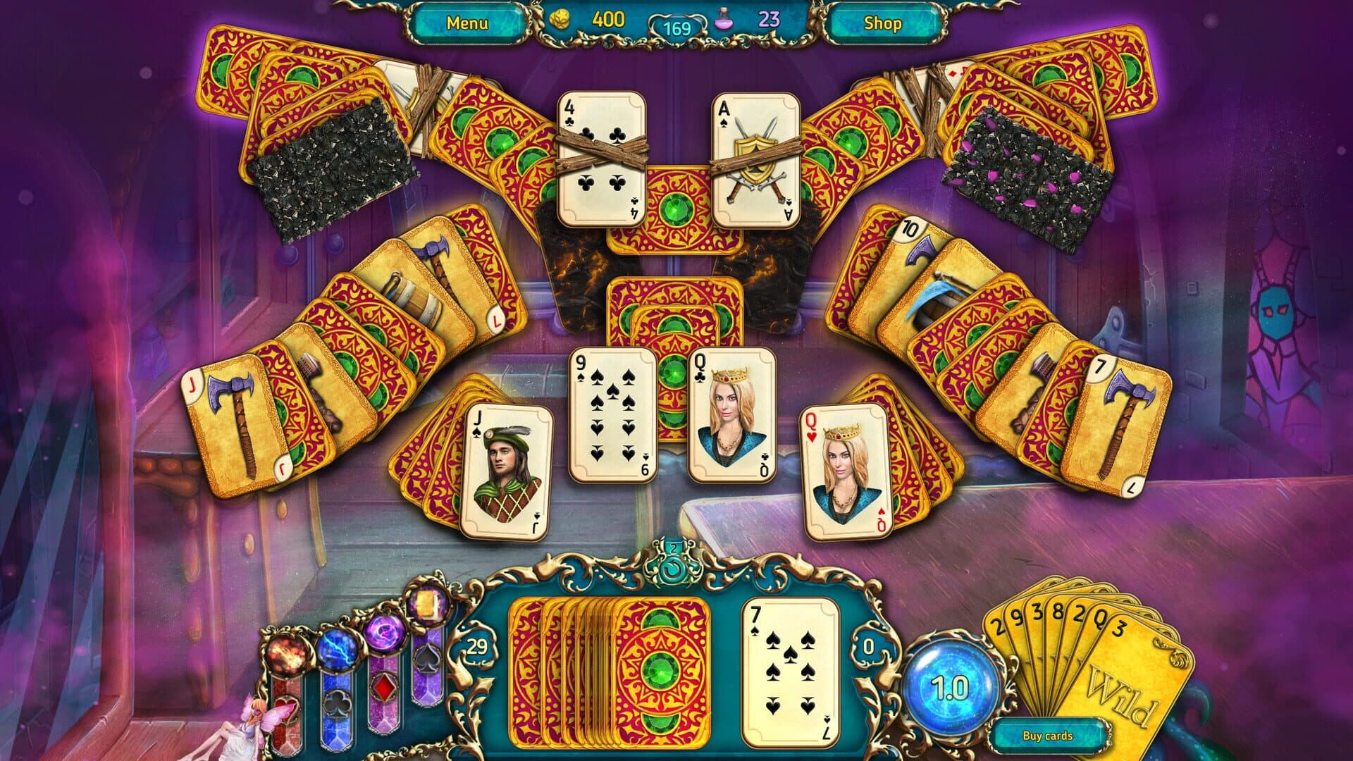 اسکرین‌شات Dreamland Solitaire: Dark Prophecy - 2