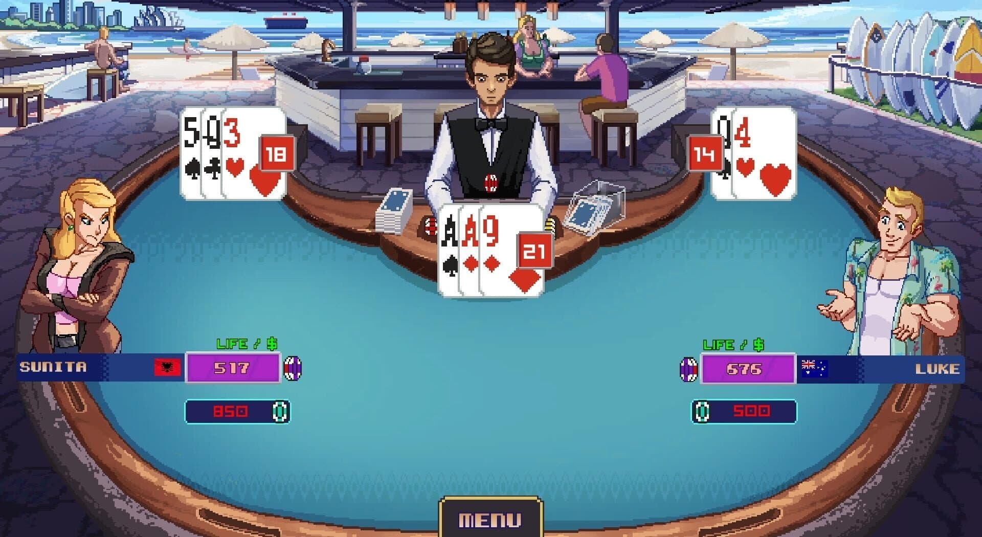 اسکرین‌شات Super Blackjack Battle 2 Turbo Edition - The Card Warriors - 5