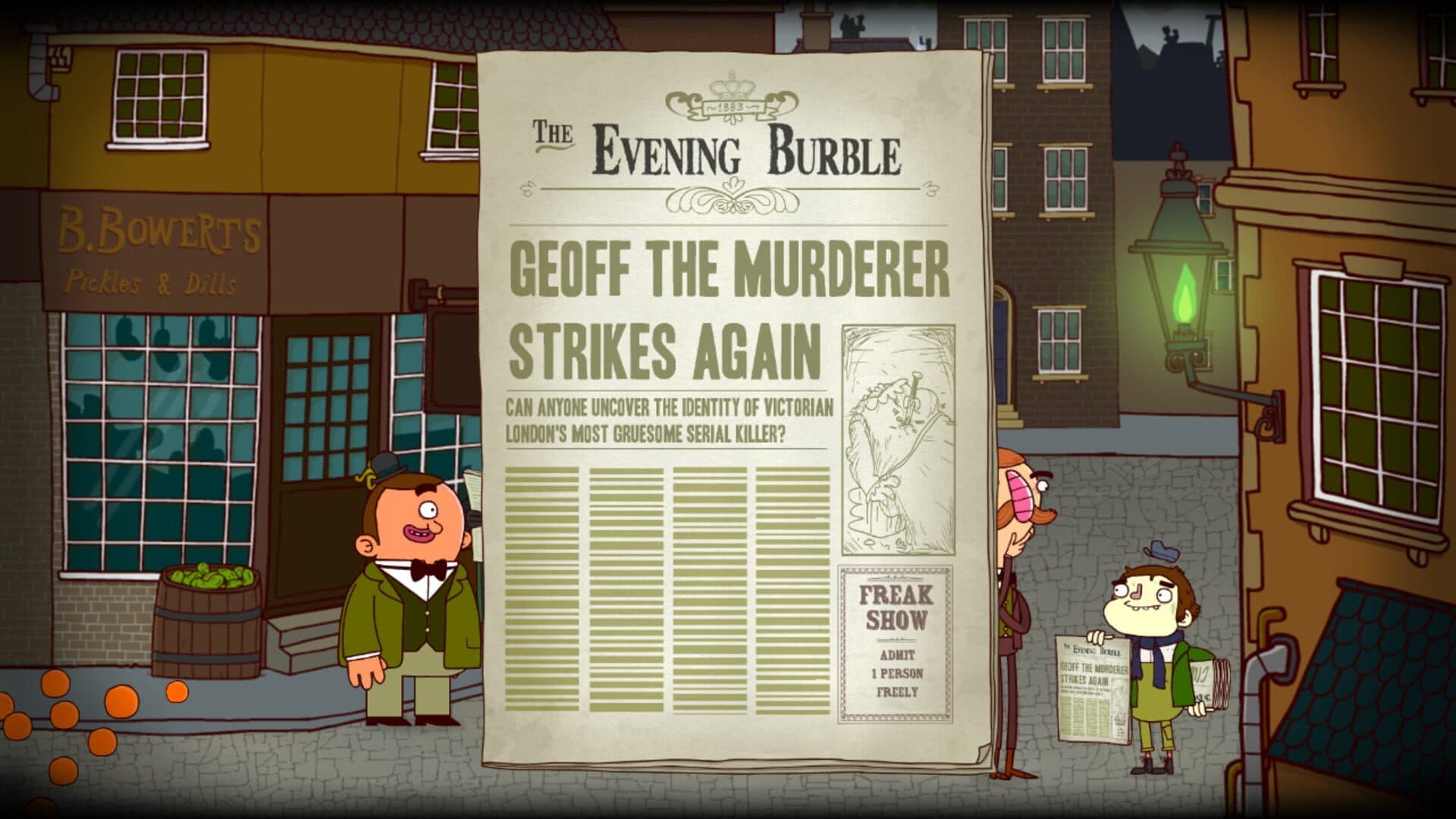 The Adventures of Bertram Fiddle: Episode 1 - A Dreadly Business screenshot 1