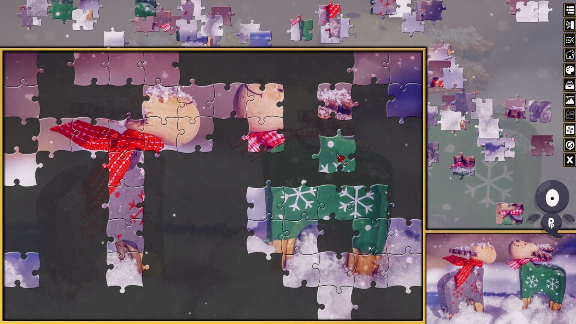 اسکرین‌شات Pixel Puzzles Christmas Jigsaws - 1