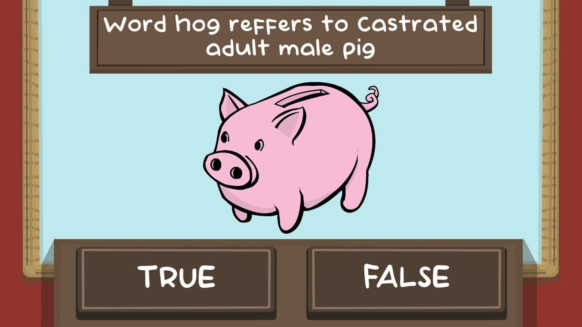 اسکرین‌شات The Pig Quiz - 1