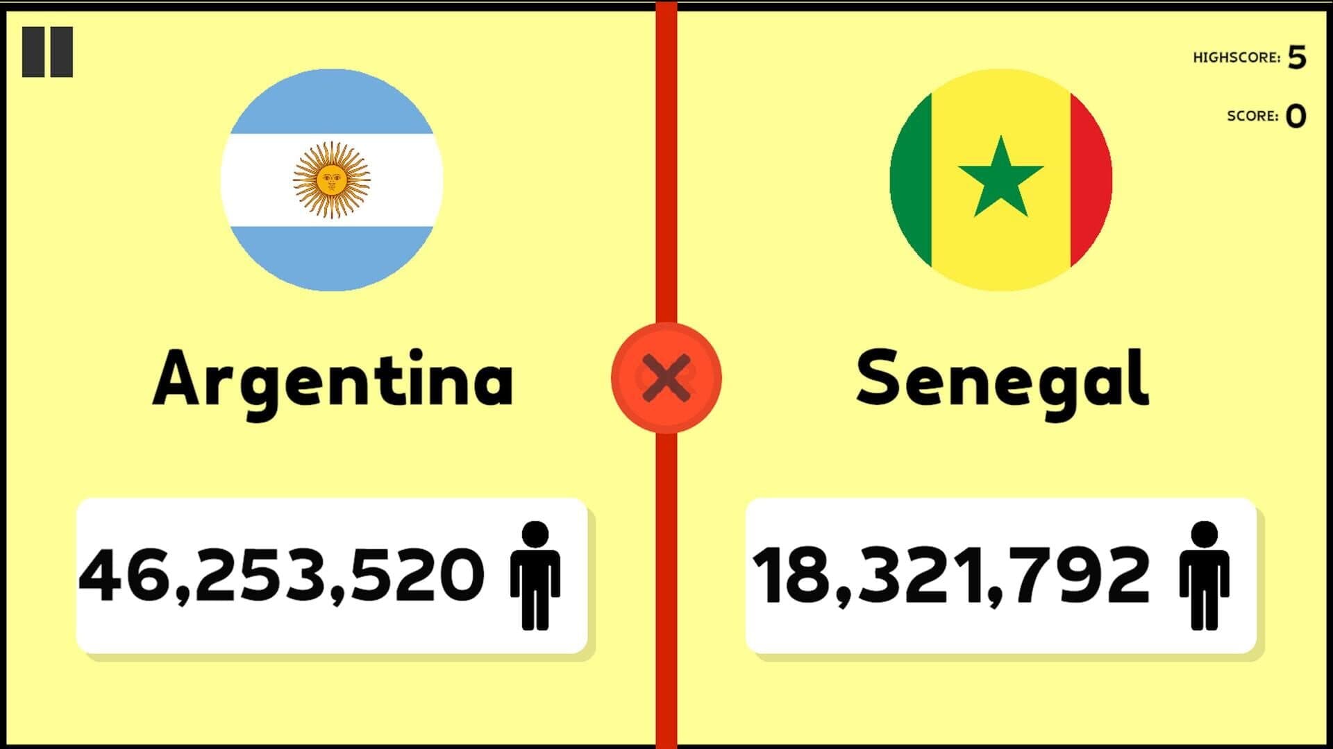 اسکرین‌شات Population Quiz - 2