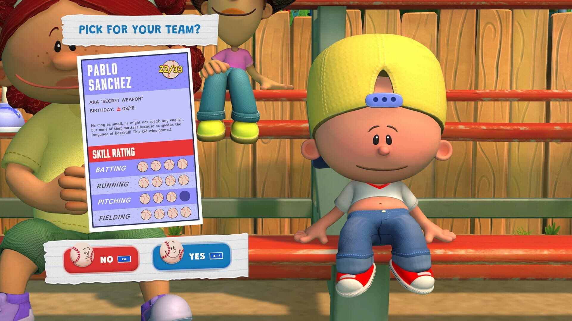اسکرین‌شات Backyard Baseball - 3