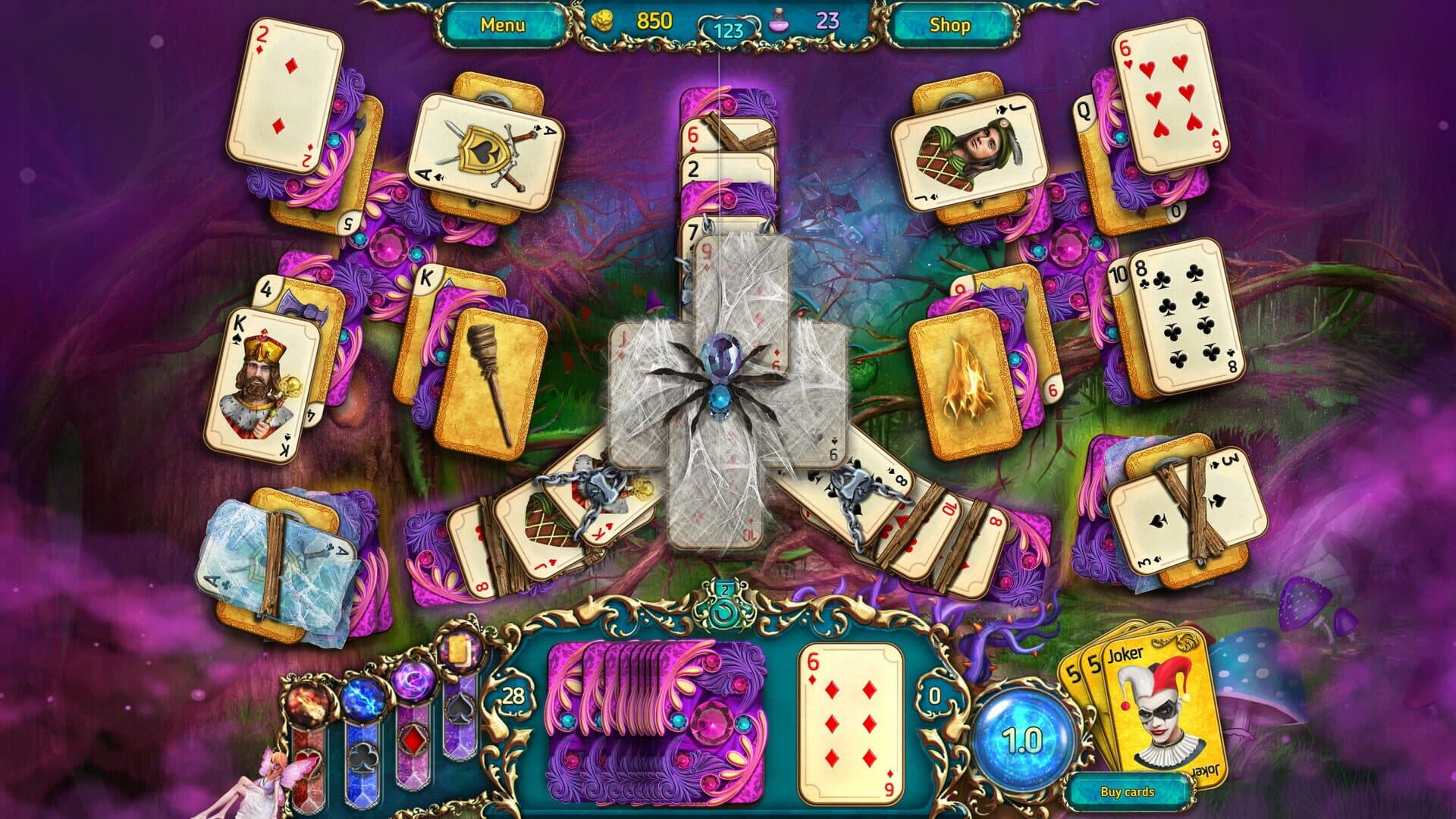 اسکرین‌شات Dreamland Solitaire: Dark Prophecy - 5