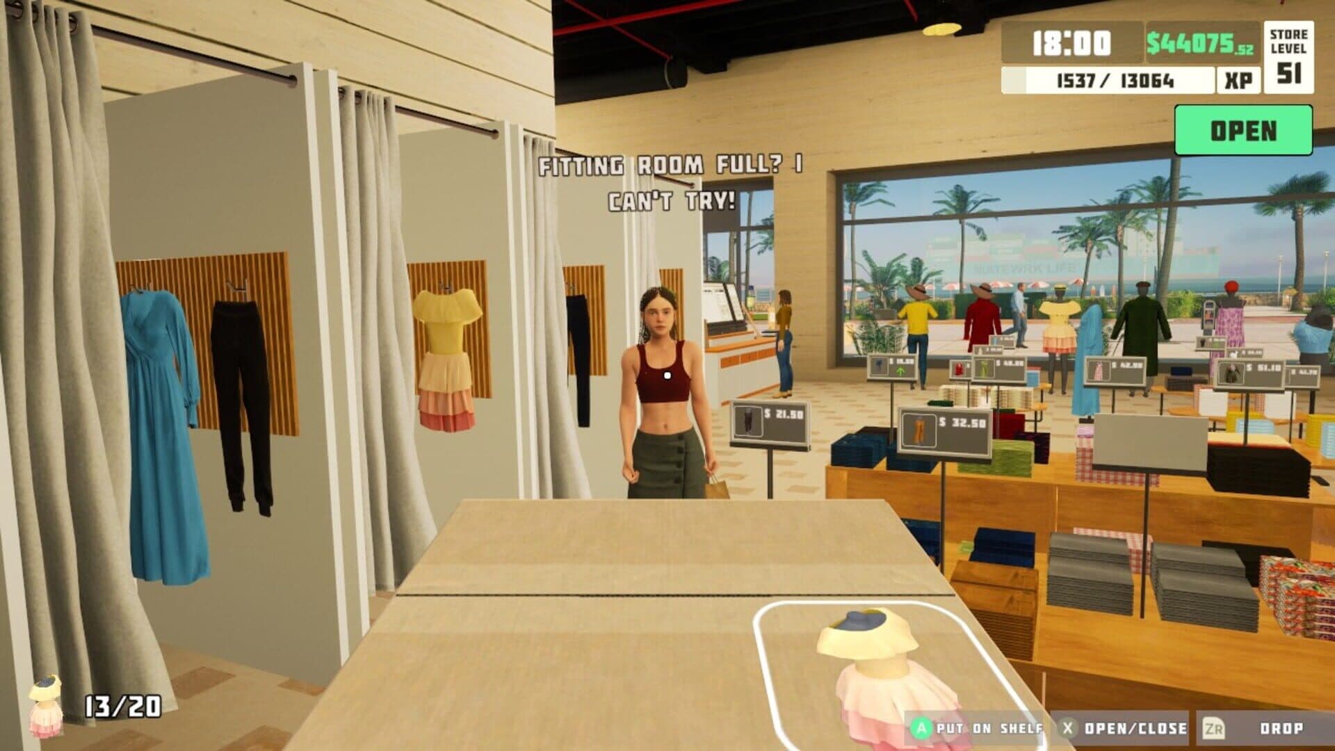 SiMarket Cloth Store Simulator screenshot 1