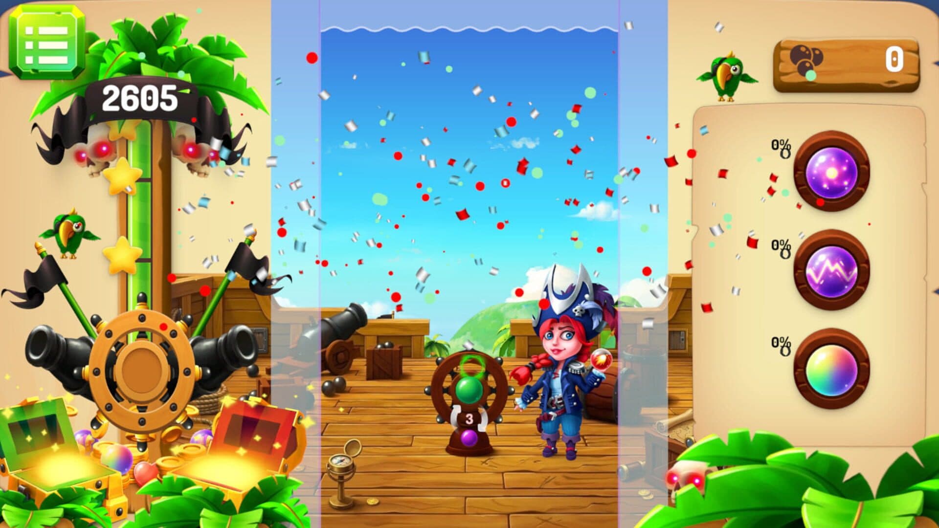 اسکرین‌شات Bubble Shooter Piratery - 5