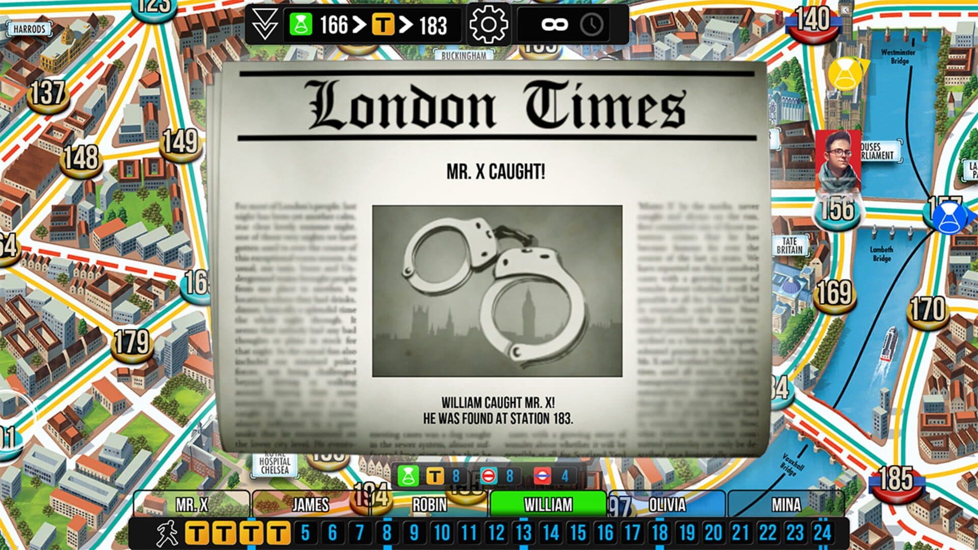 Scotland Yard: Hunting Mister X screenshot 2
