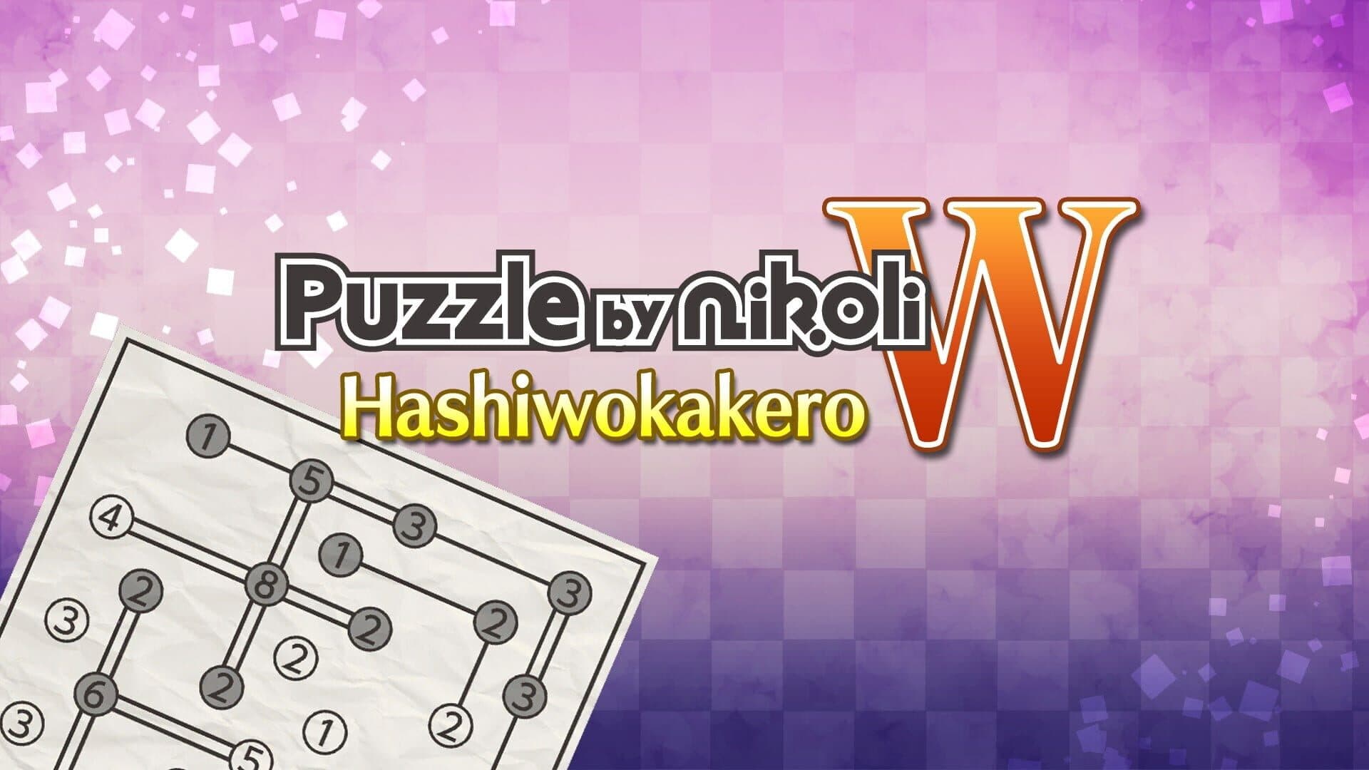 Puzzle by Nikoli W Hashiwokakero
