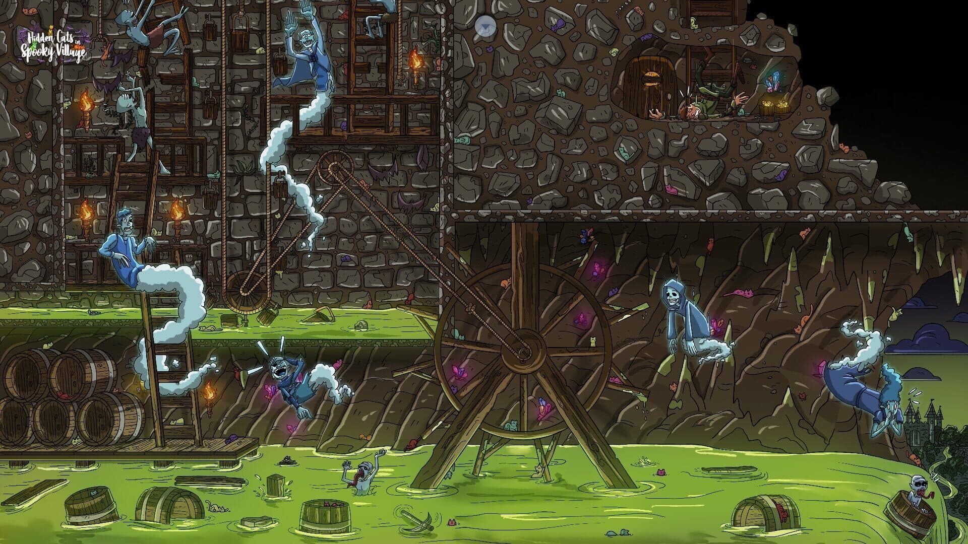 اسکرین‌شات Hidden Cats in Spooky Village - 2