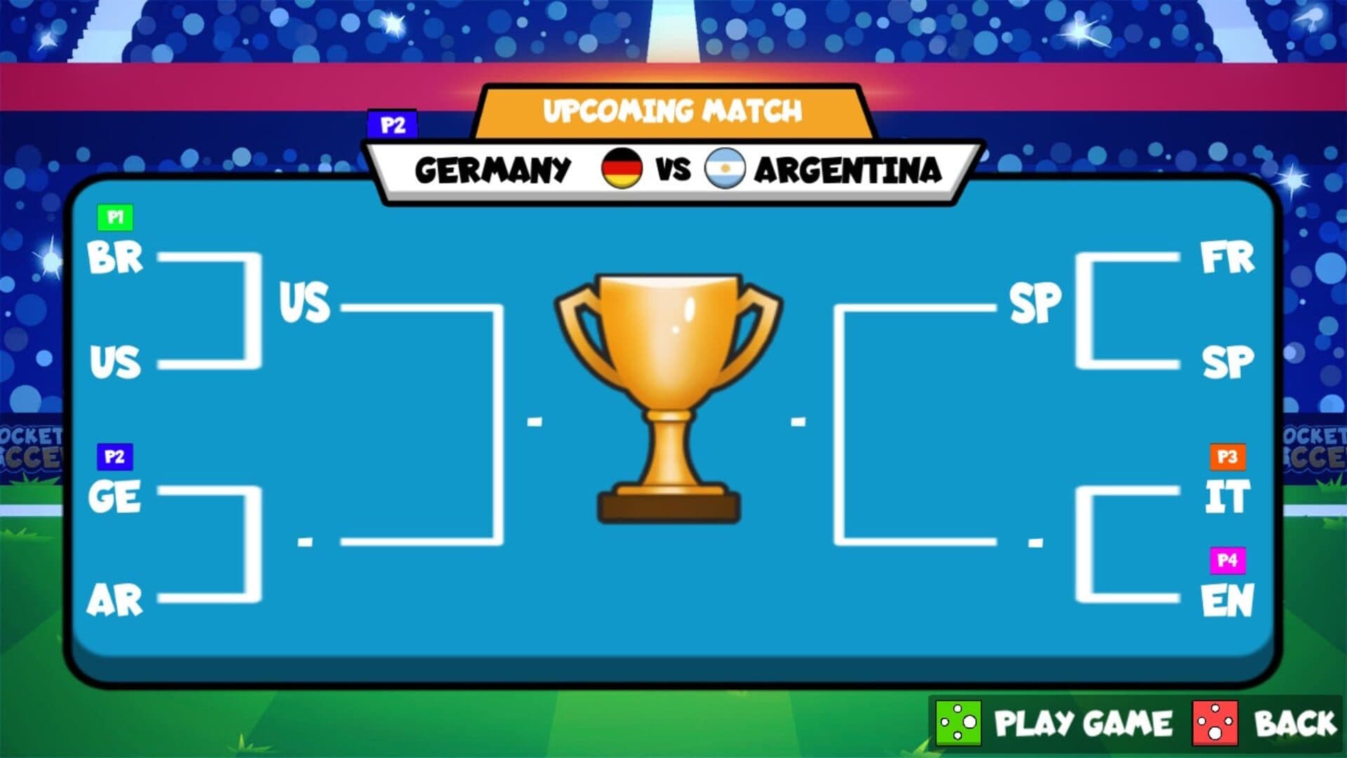 اسکرین‌شات Pocket Soccer - 1