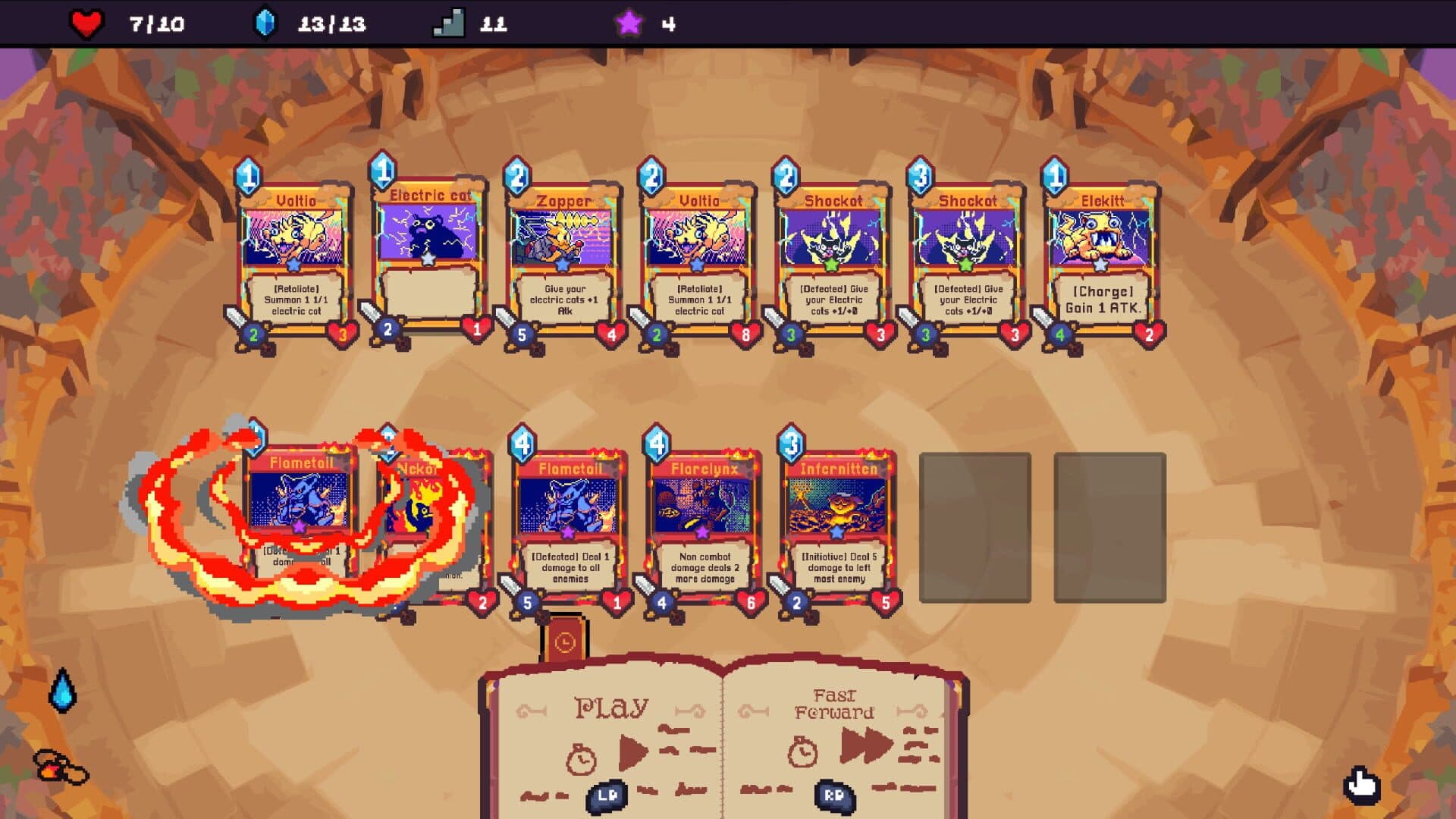 اسکرین‌شات Spellcats: Auto Card Tactics - 4