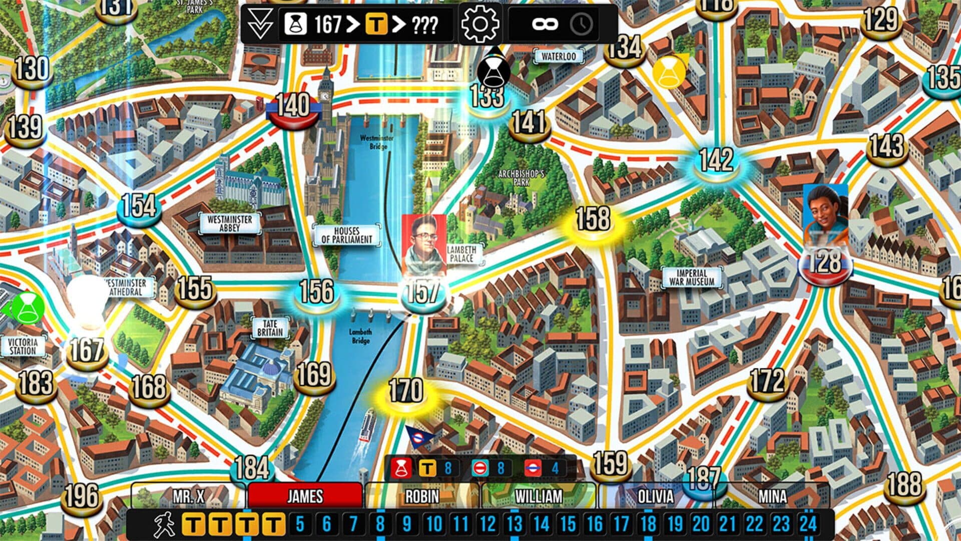 Scotland Yard: Hunting Mister X screenshot 3