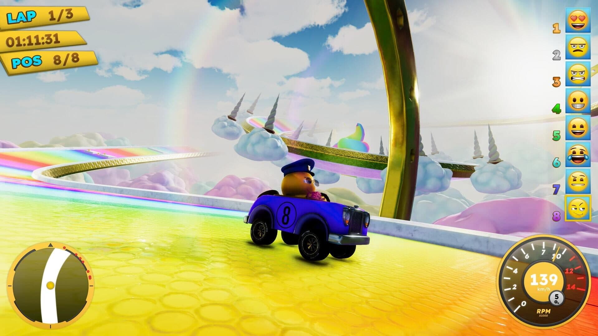 اسکرین‌شات Emoji Kart Racer - 4