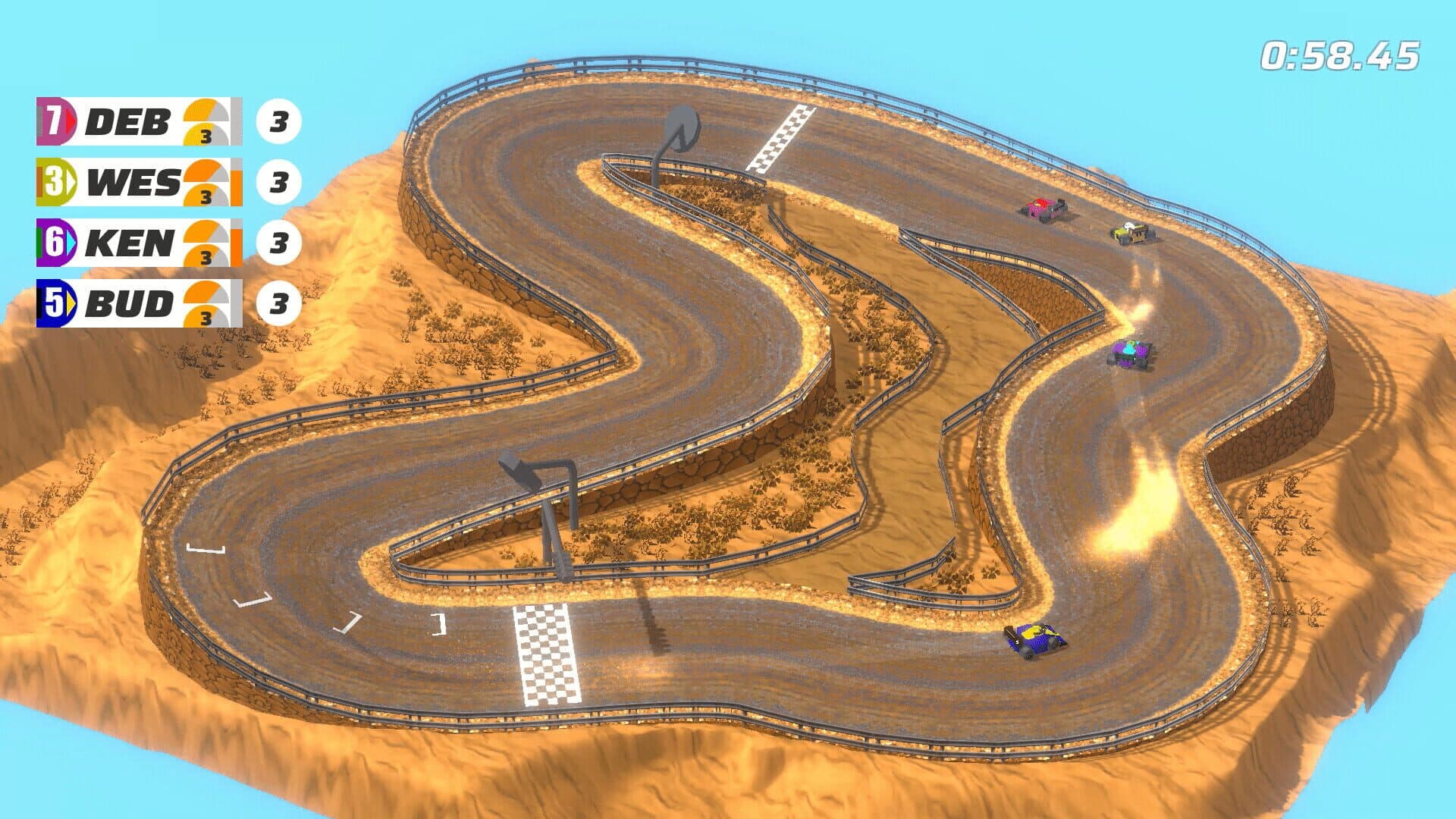 اسکرین‌شات Crashy Laps - 4