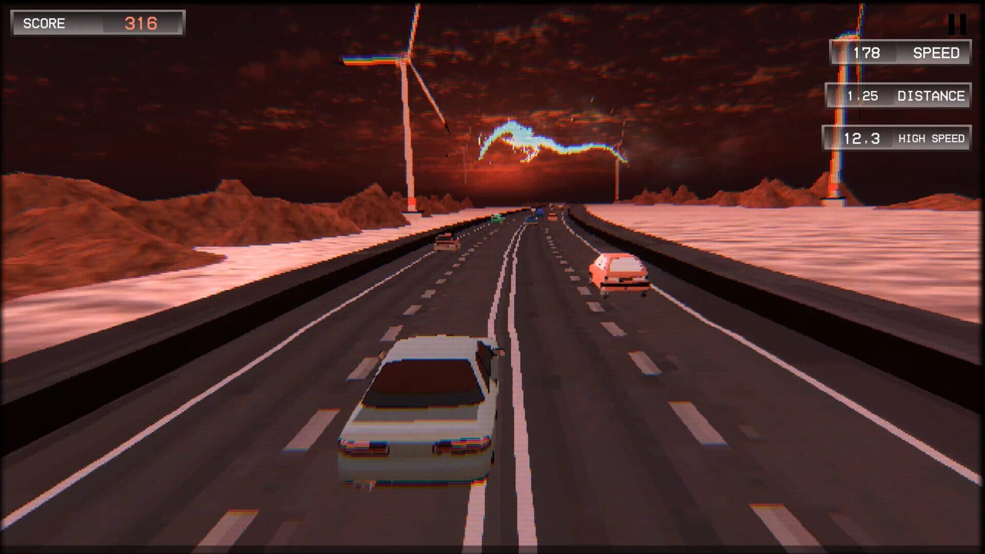 اسکرین‌شات Drift Highway: Retro Console Edition - 5