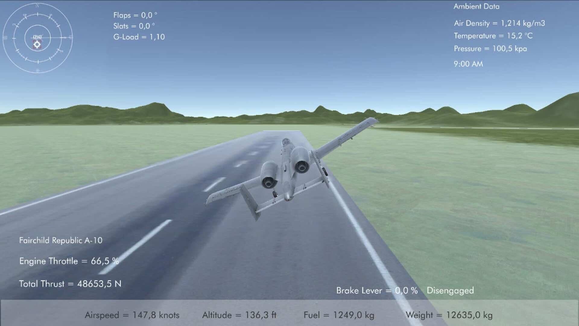 اسکرین‌شات Pro Flight Simulator - 1