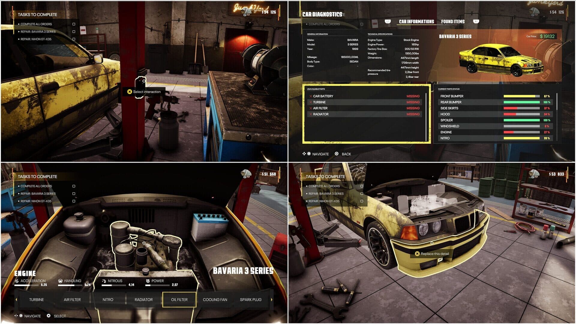 اسکرین‌شات Junkyard Garage Simulator - 3