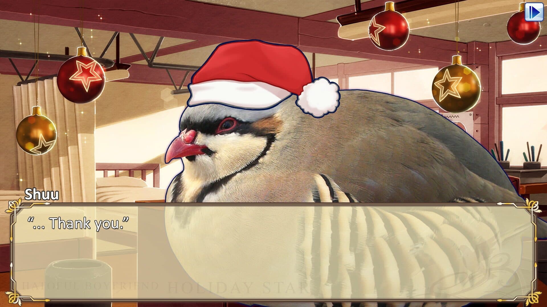 Hatoful Boyfriend: Holiday Star screenshot 0