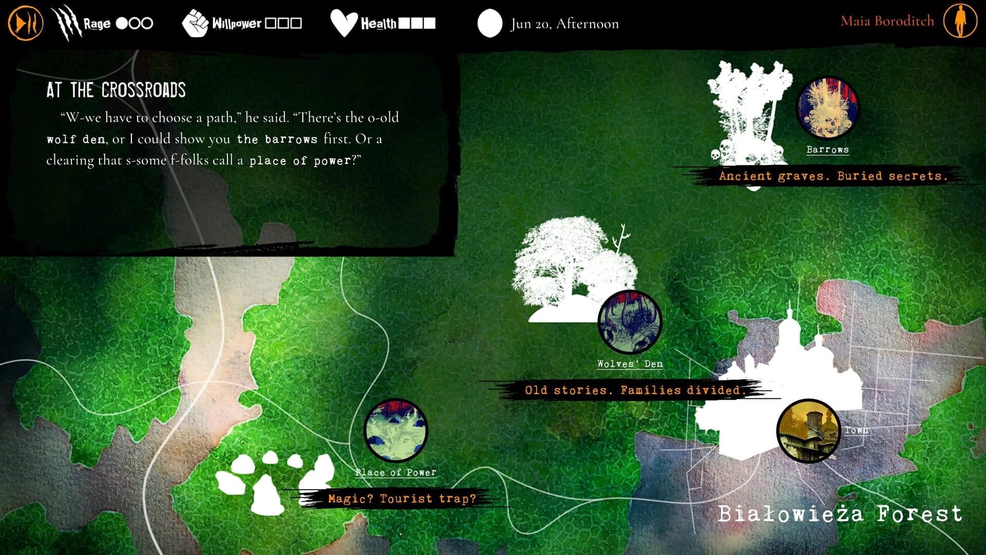 اسکرین‌شات Werewolf: The Apocalypse - Heart of the Forest - 5
