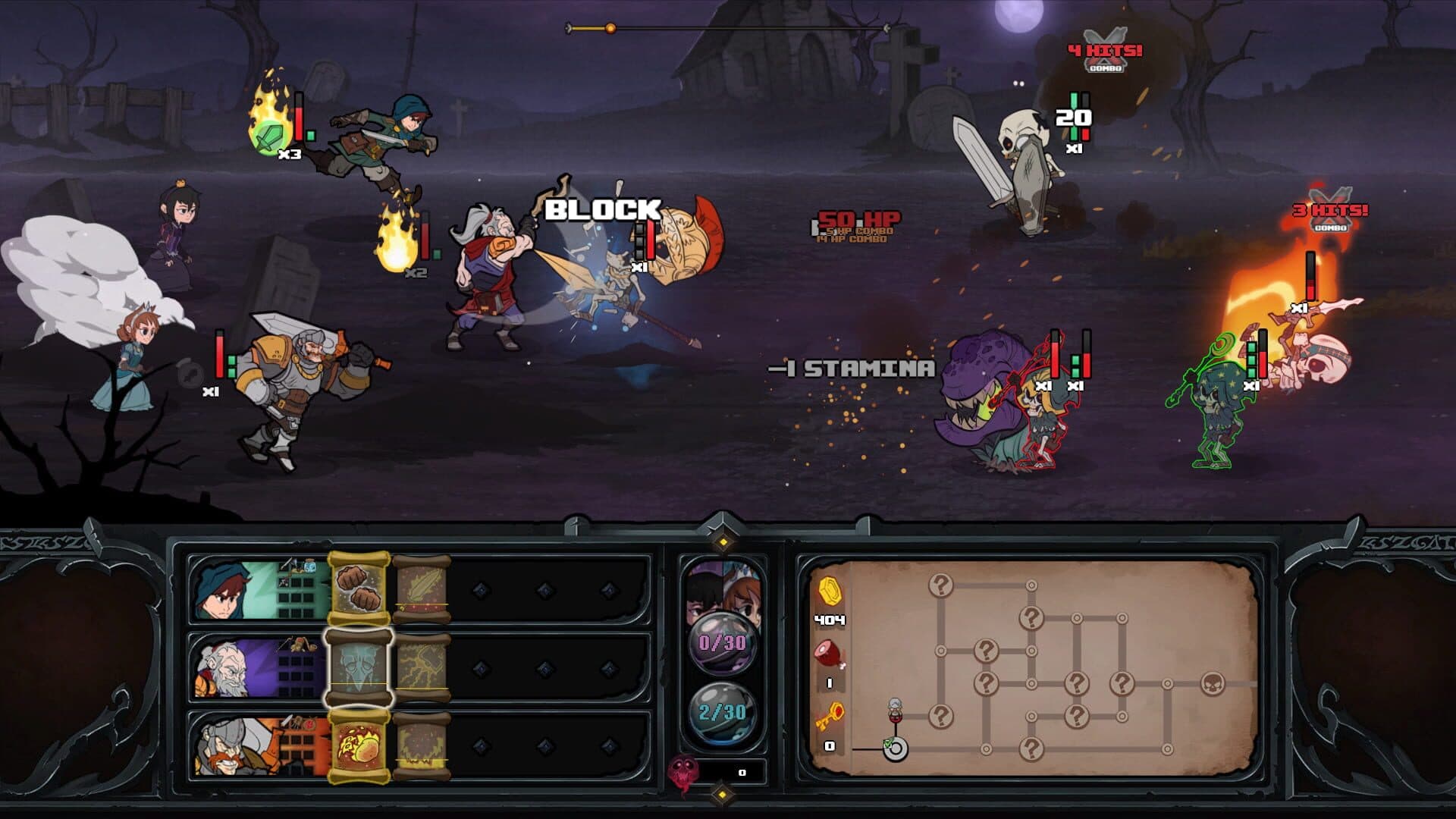 Has-Been Heroes screenshot 3