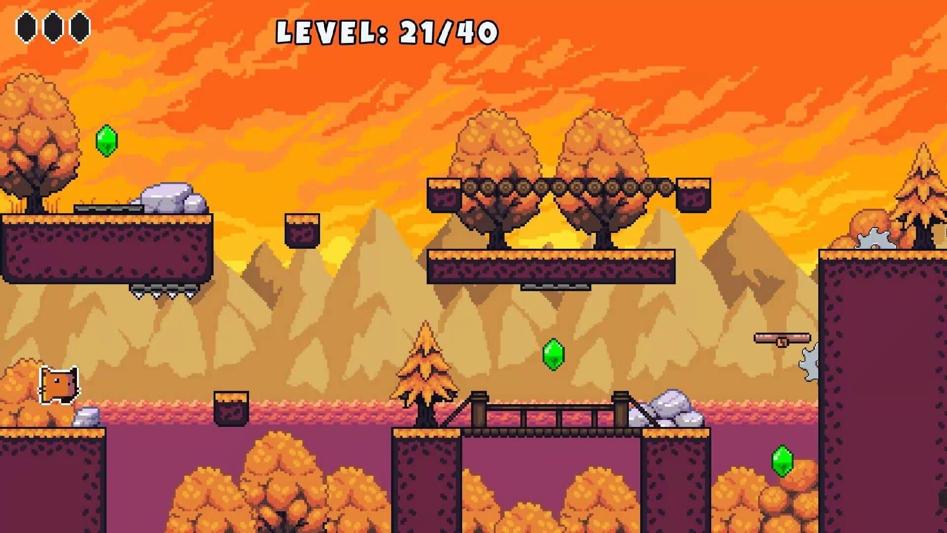 Meow and the Diamond Jump screenshot 2