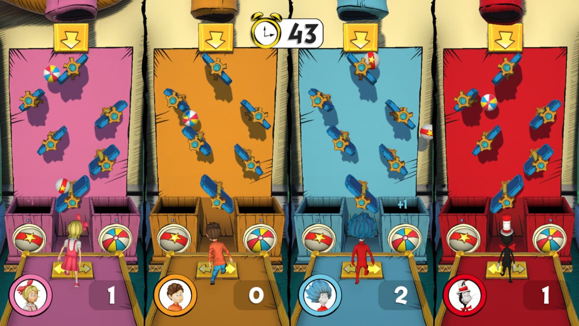 اسکرین‌شات The Cat in the Hat: Rainy Day Mayhem - 1