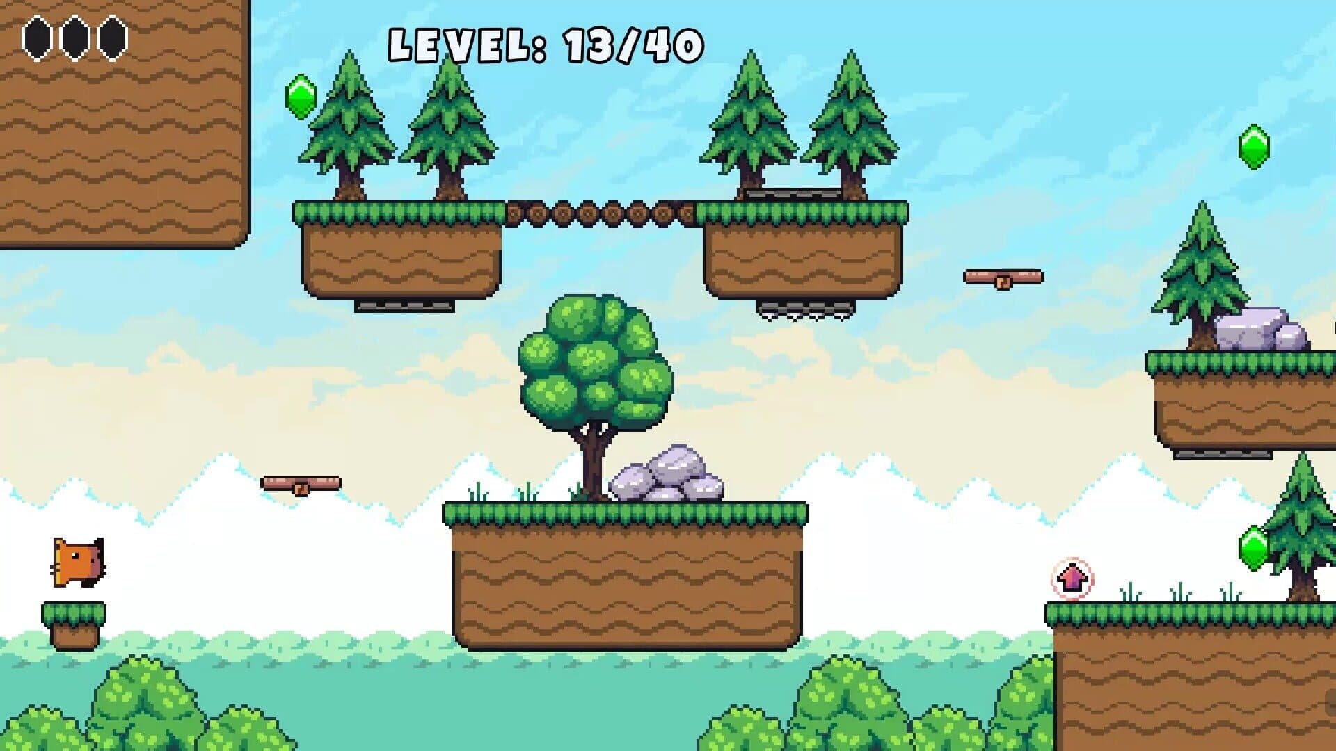 Meow and the Diamond Jump screenshot 1
