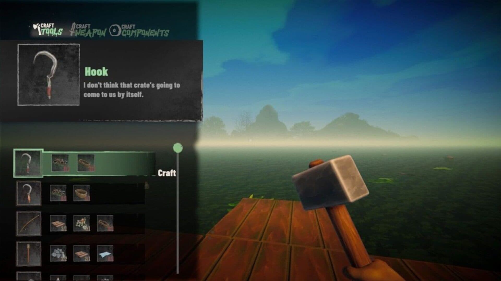 اسکرین‌شات Survival Float Simulator: Crocodile Waters Craft, Raft, Build - 6
