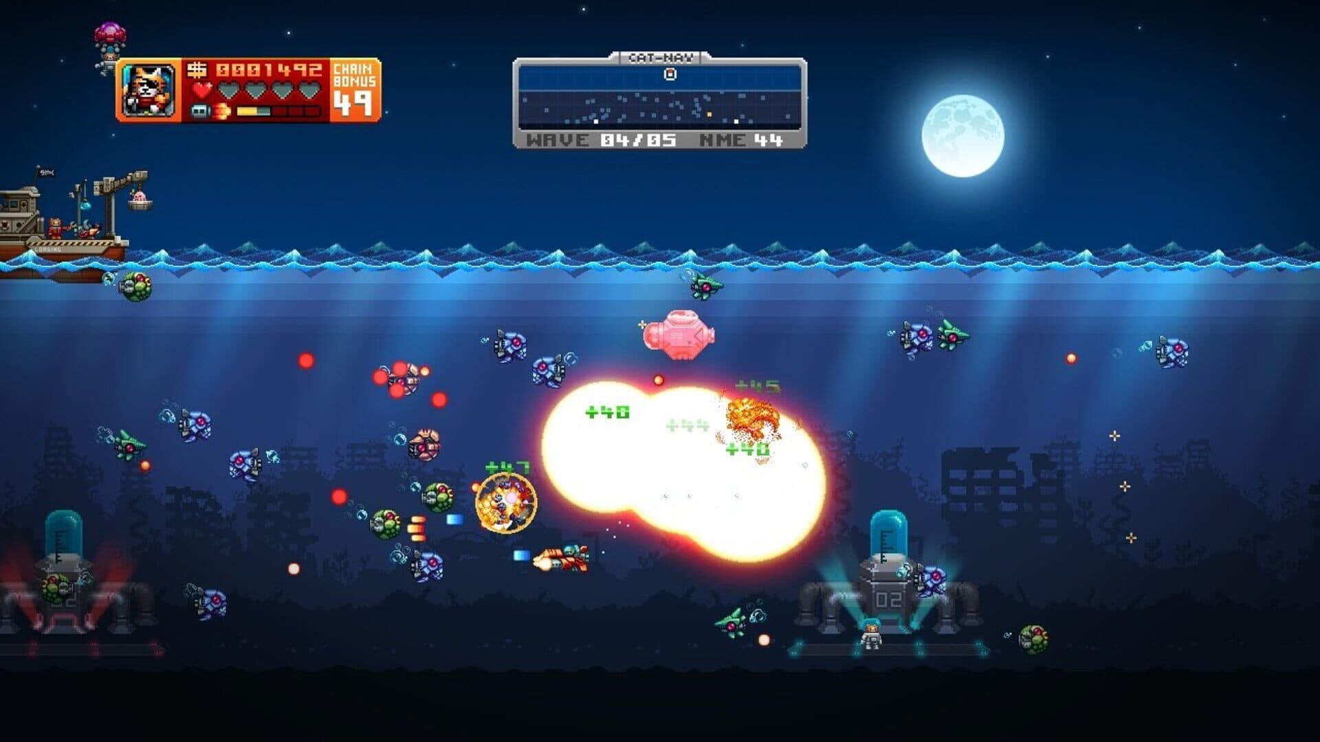 اسکرین‌شات Aqua Kitty: Milk Mine Defender - 3