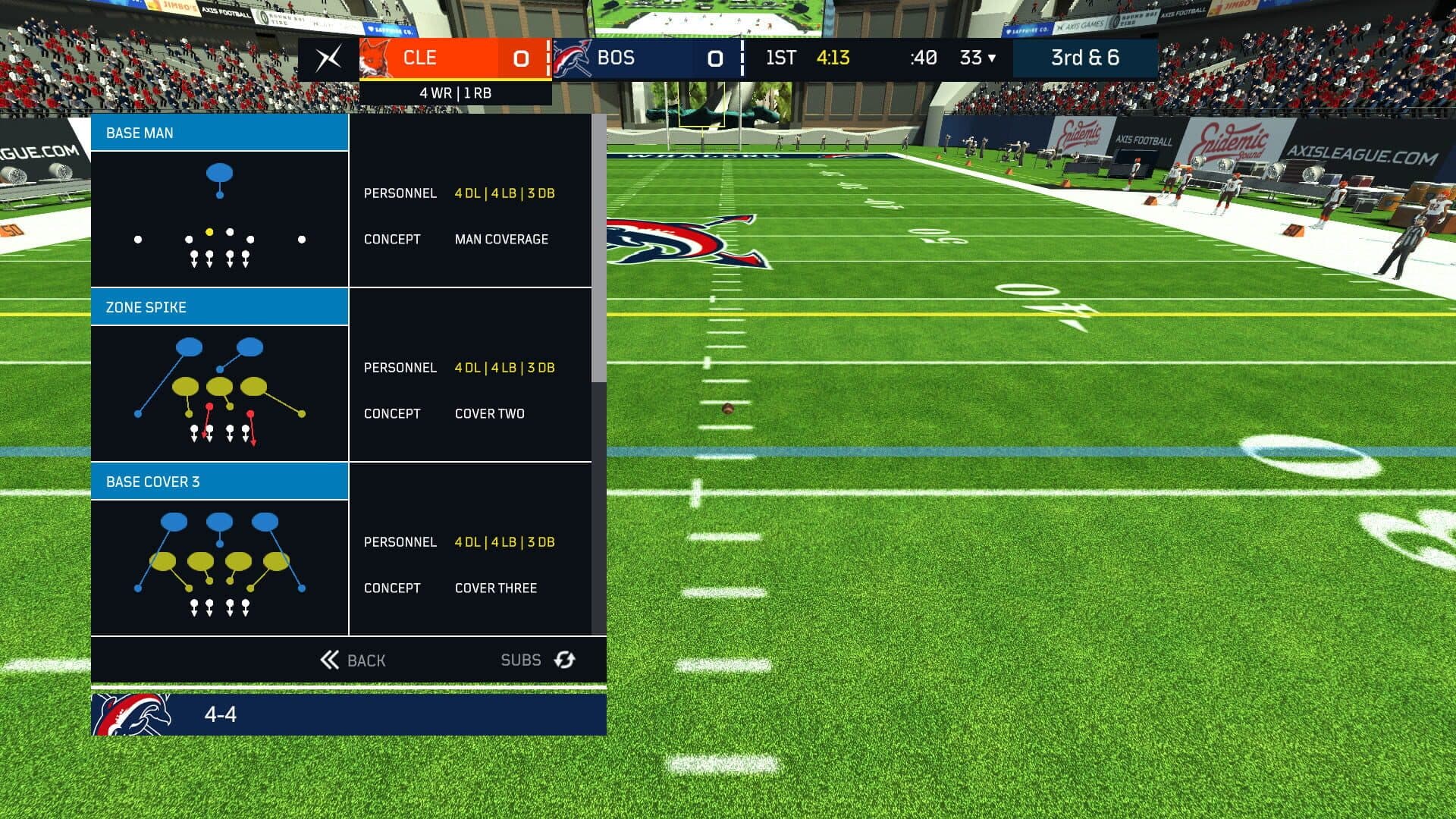 اسکرین‌شات Axis Football 2019 - 3