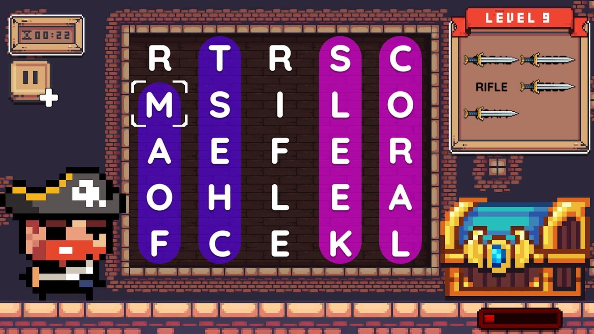 اسکرین‌شات Word Quest Pirates - 1