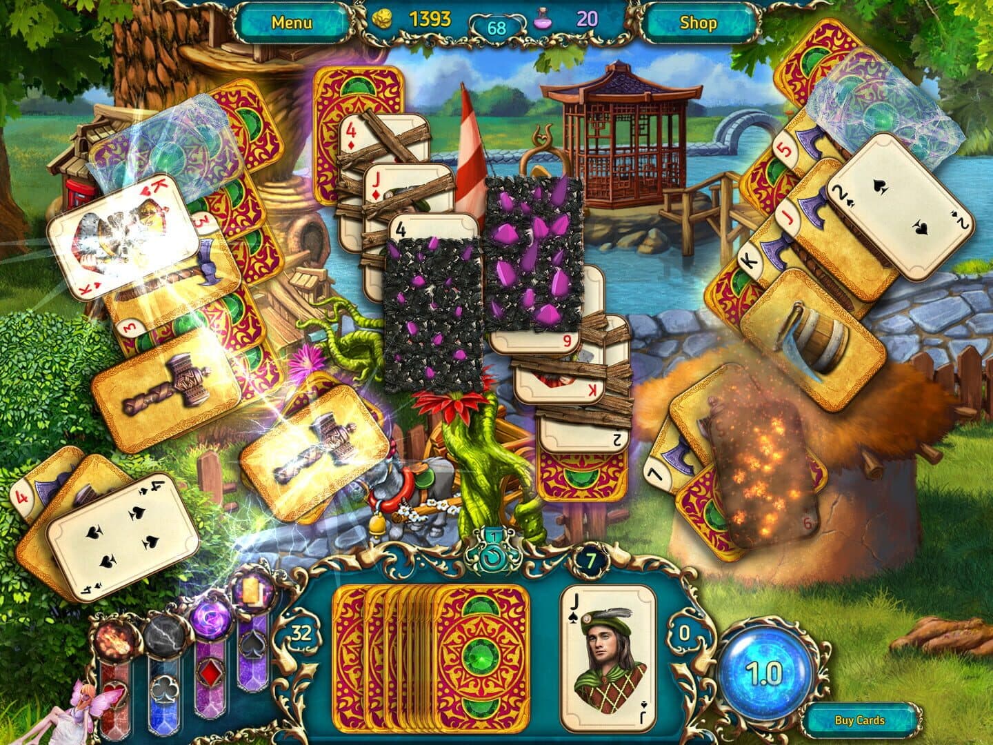 اسکرین‌شات Dreamland Solitaire: Dragon's Fury - 5