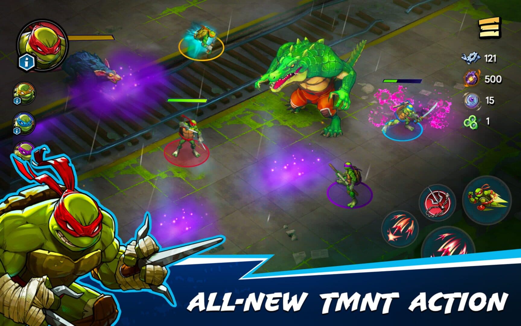 اسکرین‌شات Teenage Mutant Ninja Turtles: Splintered Fate - 1