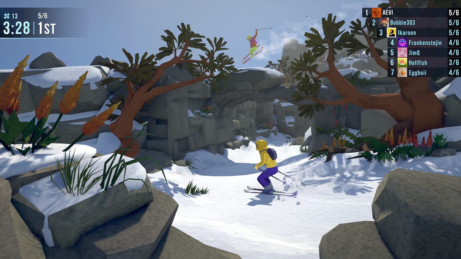 اسکرین‌شات Lonely Mountains: Snow Riders - 2