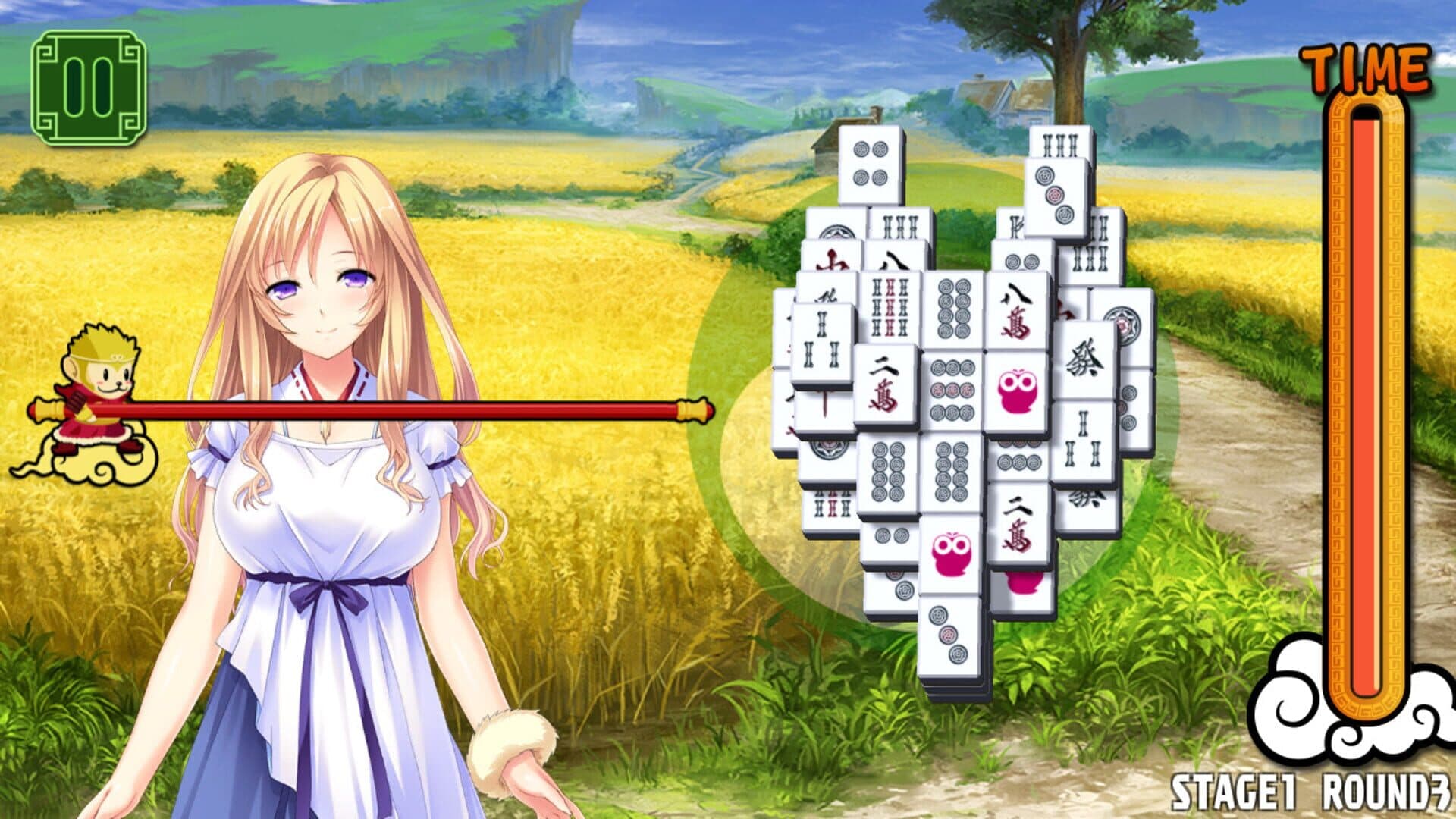 اسکرین‌شات Pretty Girls Mahjong Solitaire: Green - 10